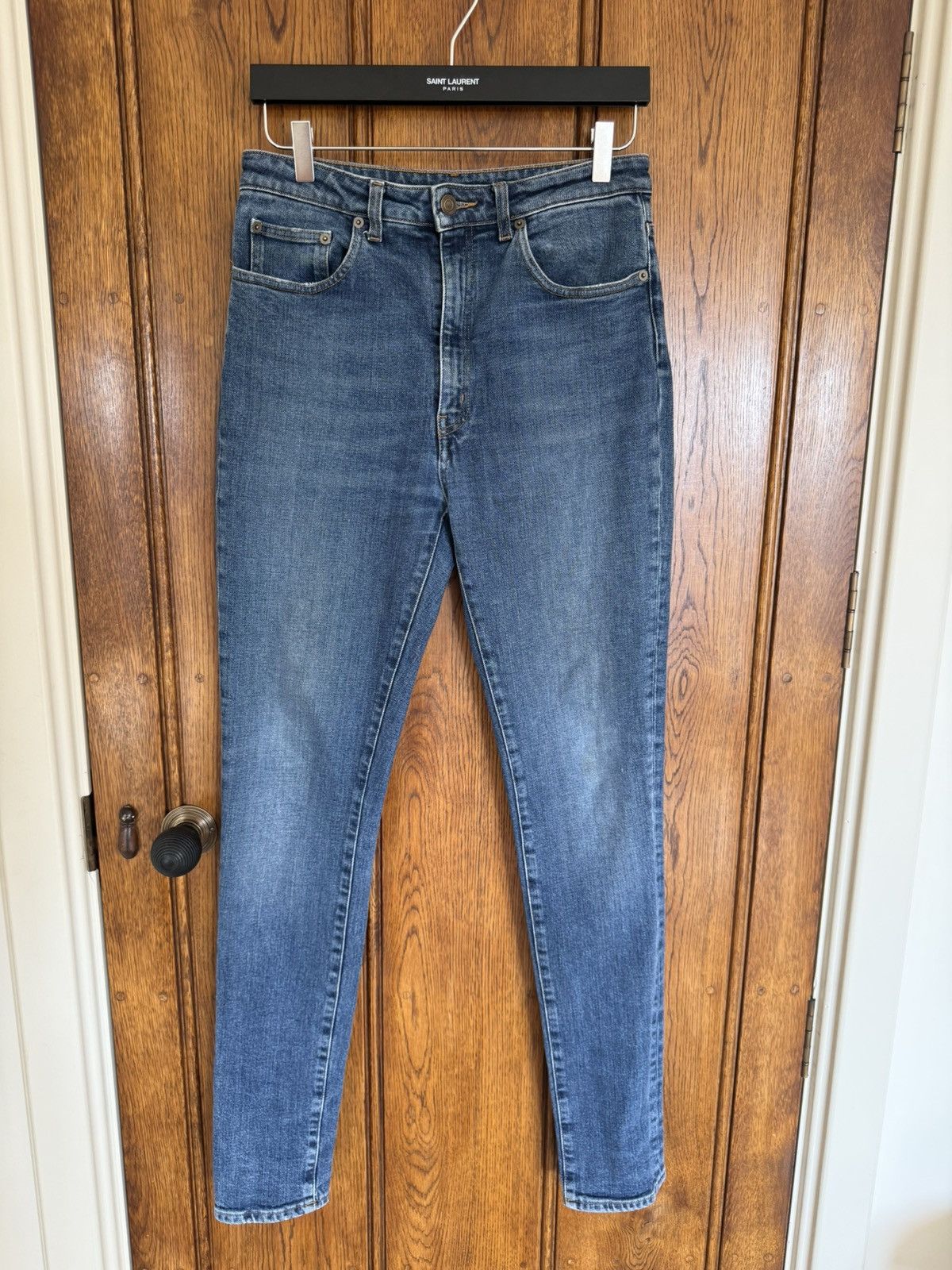 Saint Laurent Paris FW15 Saint Laurent D04 skinny jeans Hedi Slimane stretchy 32 Size US 32 / EU 48 - 2 Thumbnail