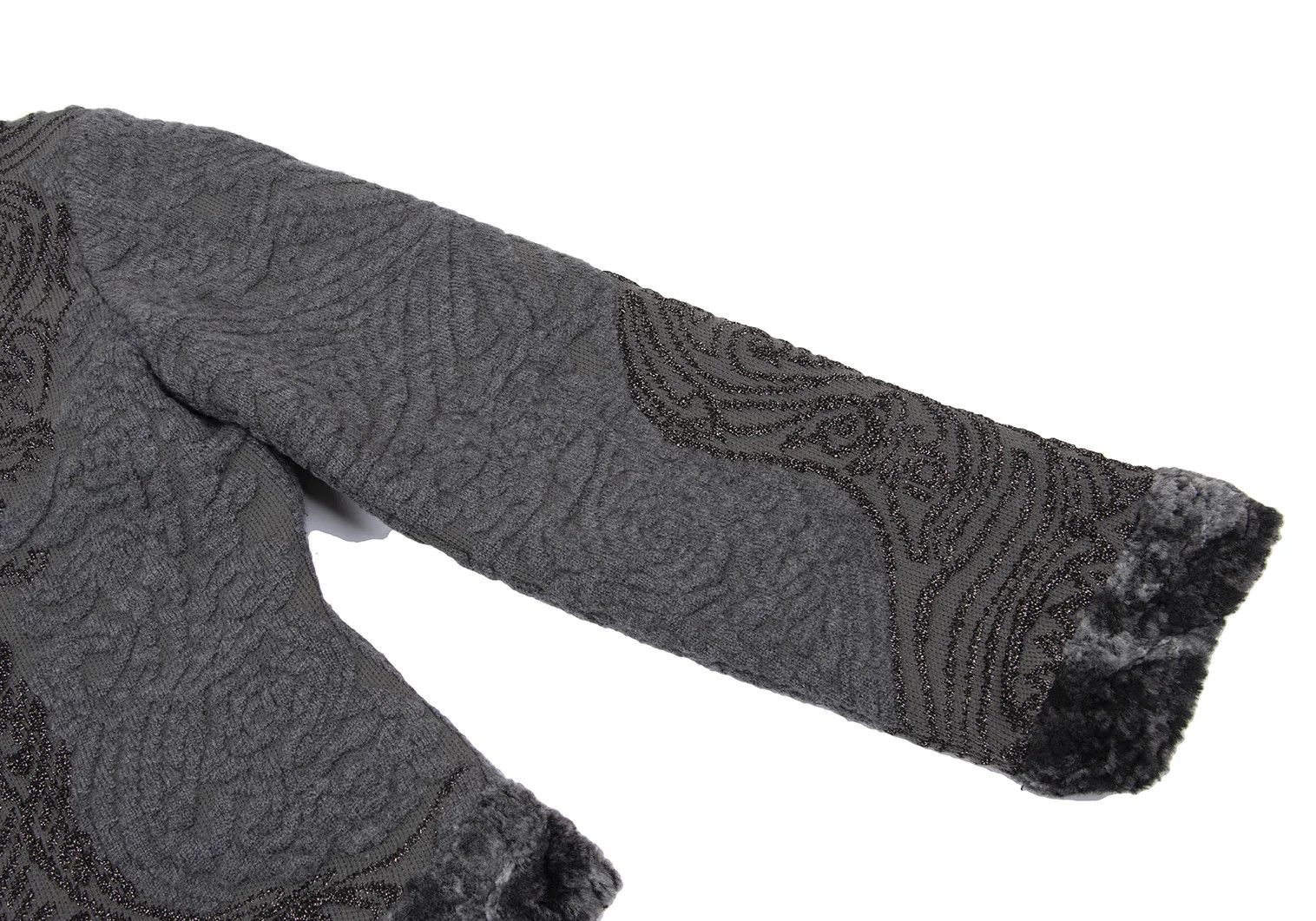 Jean Paul Gaultier Reversible Knit Blouson with Berber Lining in Gray Size US M / EU 48-50 / 2 - 6 Thumbnail