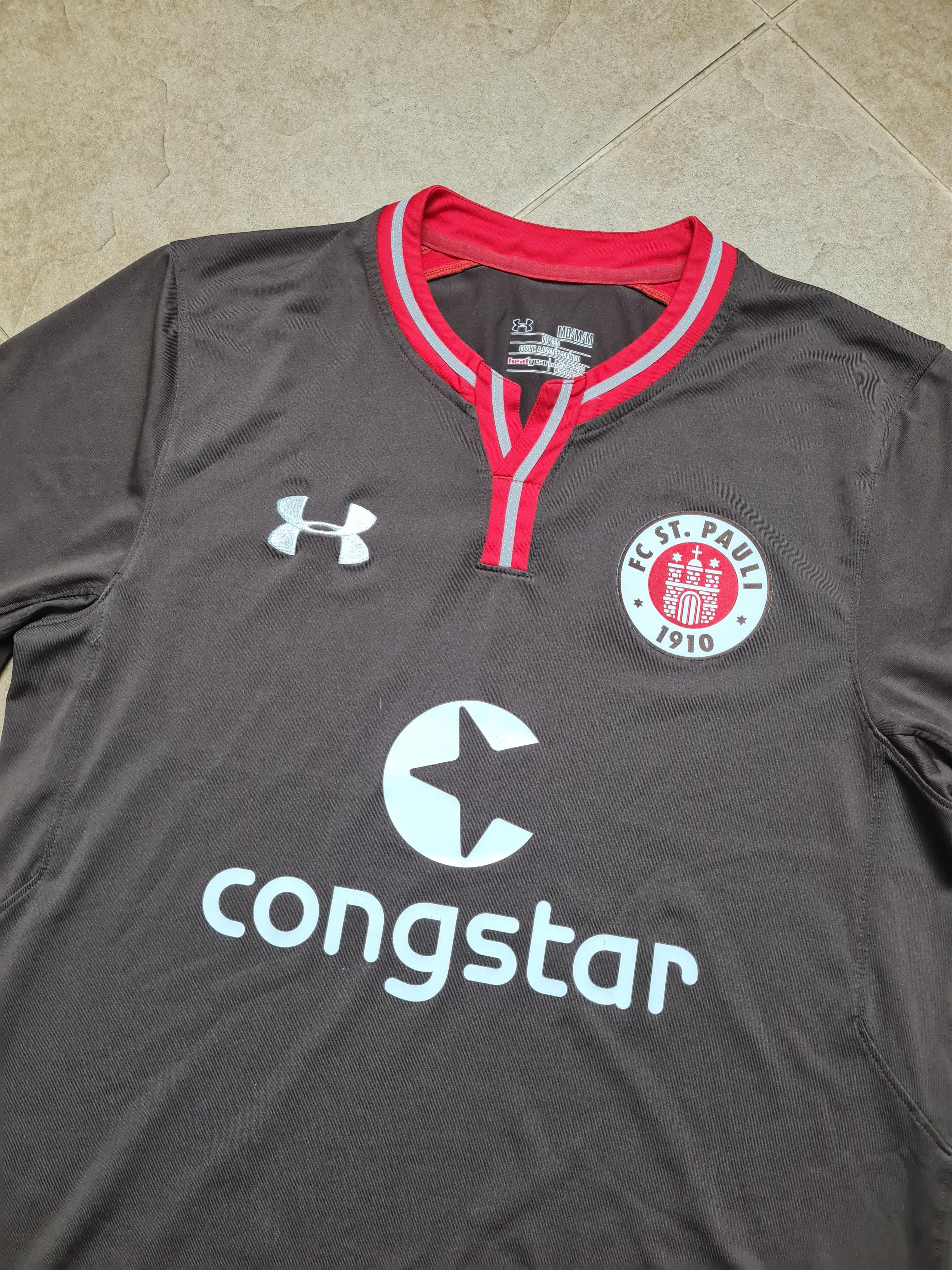 Under Armour SOCCER SHIRT ST PAULI 2019/2020 HOME FOOTBALL JERSEY Size US M / EU 48-50 / 2 - 20 Thumbnail