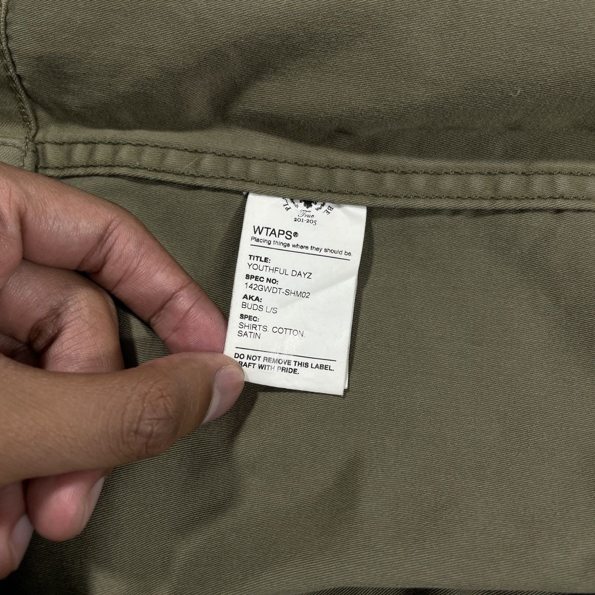 Wtaps WTAPS BUDS LS SHIRTS COTTON SATIN 2014 YOUTHFUL DAYZ Size US L / EU 52-54 / 3 - 8 Thumbnail