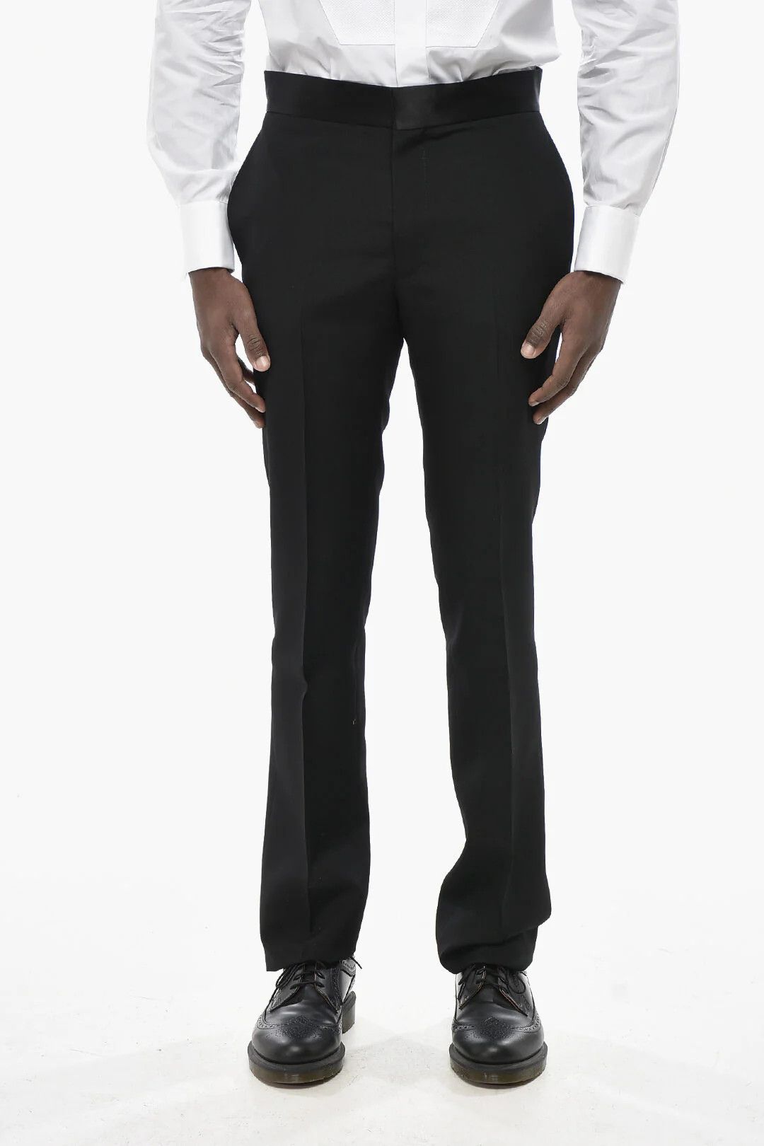 Givenchy og1mm0326 Wool Pant in Black Size US 32 / EU 48 - 1 Thumbnail