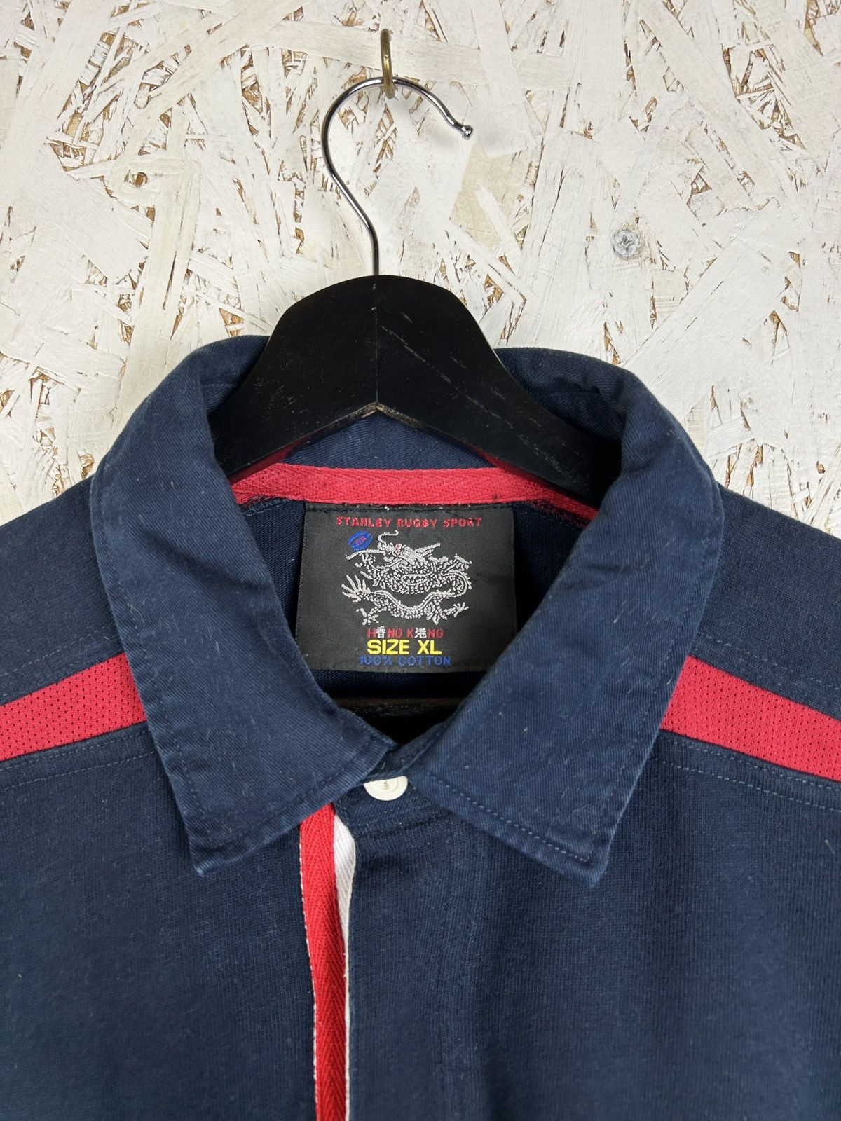 Vintage 00s Stanley Rugby Union England 2005 O2 Jersey Shirt XL Size US XL / EU 56 / 4 - 5 Thumbnail