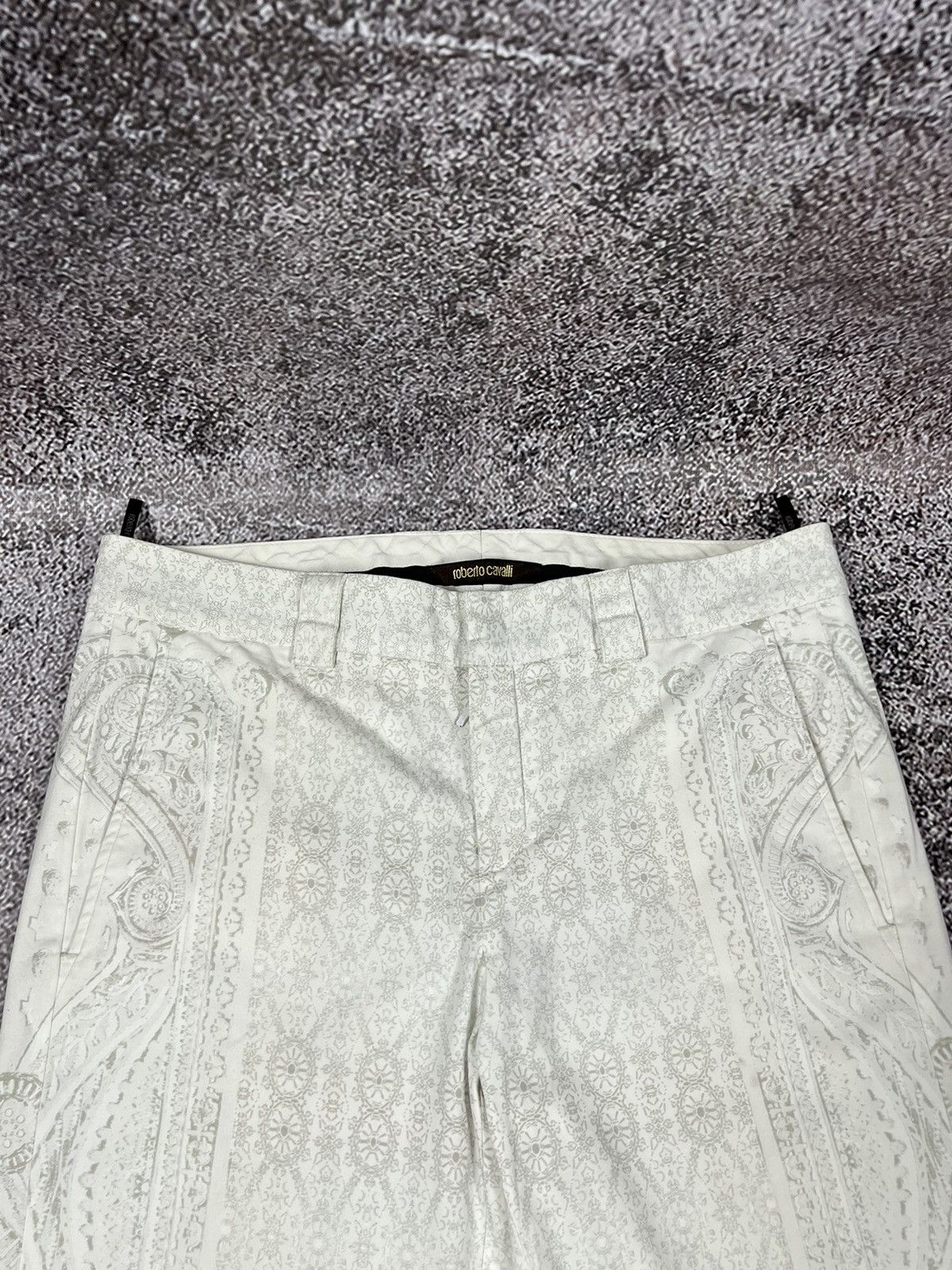 Designer × Roberto Cavalli Roberto Cavalli Mainline Antique Fossil Printed Floral Chain Size 30" / US 8 / IT 44 - 3 Thumbnail