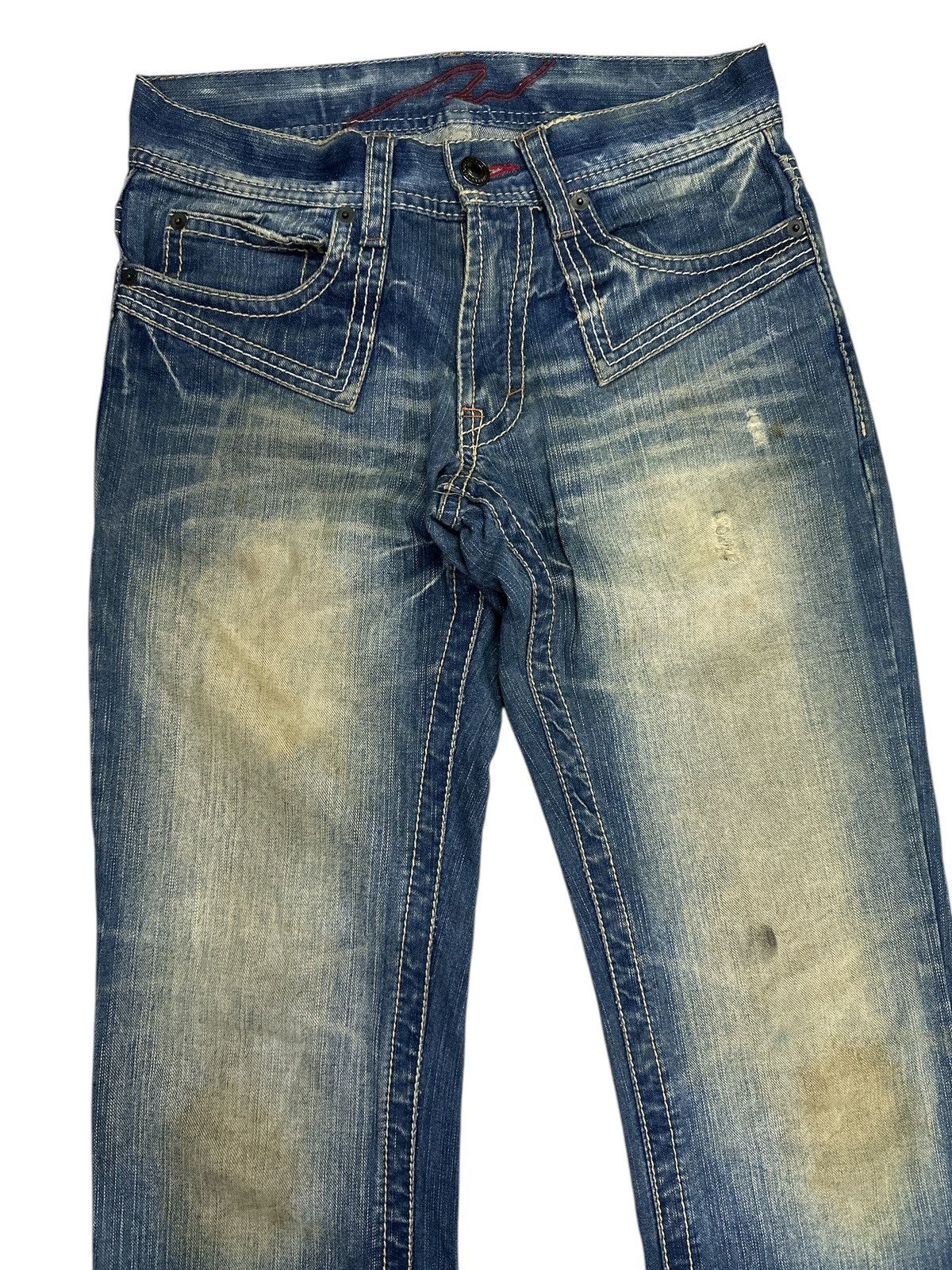 If Six Was Nine Faded Blue denim Acros international Studed pocket . Size US 31 - 3 Thumbnail