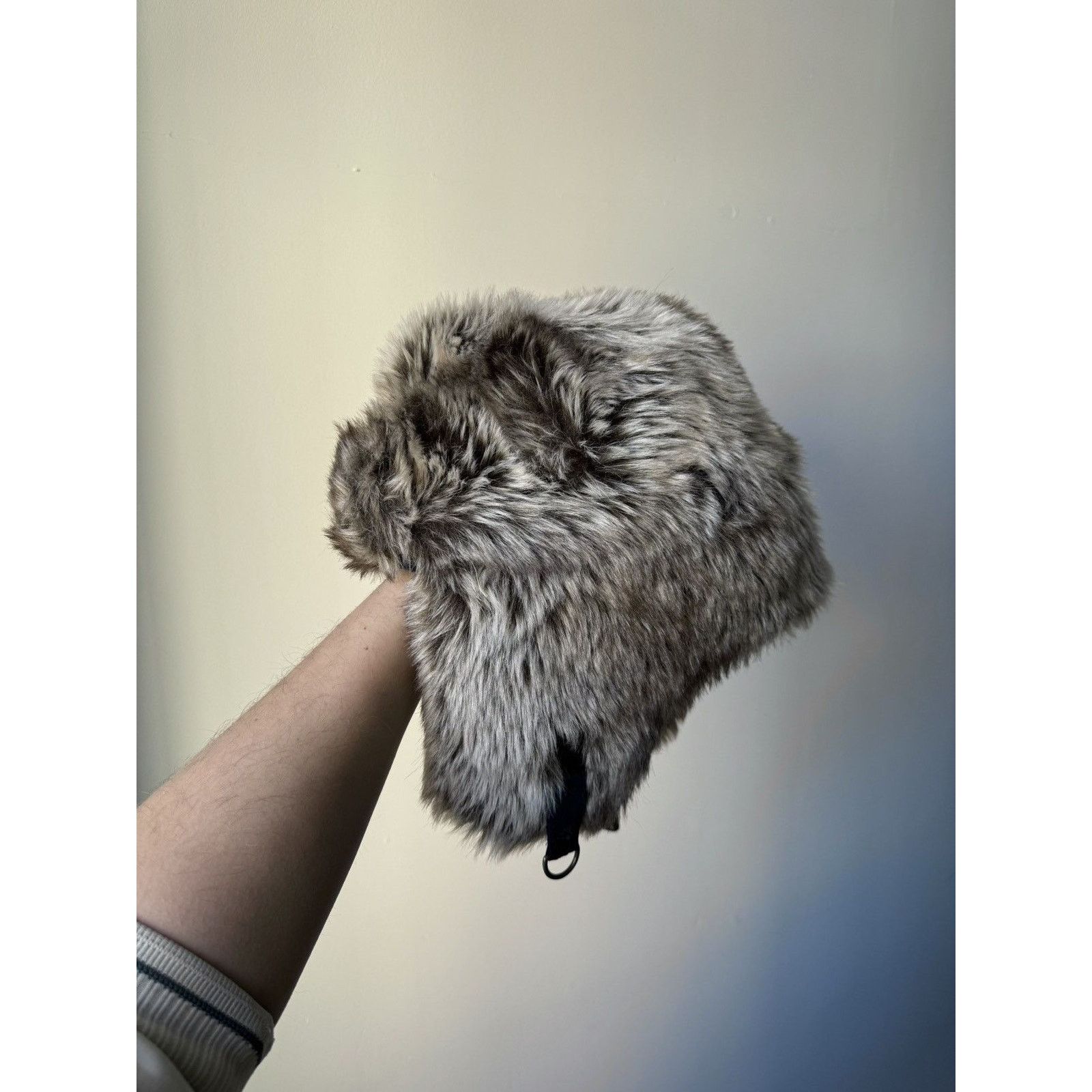 Japanese Brand × Vintage Crazy Y2k Mohair Fuzzy Hat Ushanka Punk Winter Size ONE SIZE - 1 Thumbnail