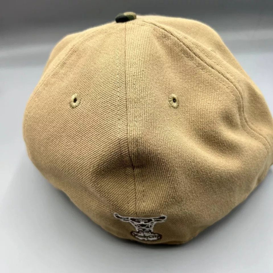 New Era Chicago Bulls Windy City Hat Men 7 3/8 Brown Camo Fitted Cap Size ONE SIZE - 4 Thumbnail