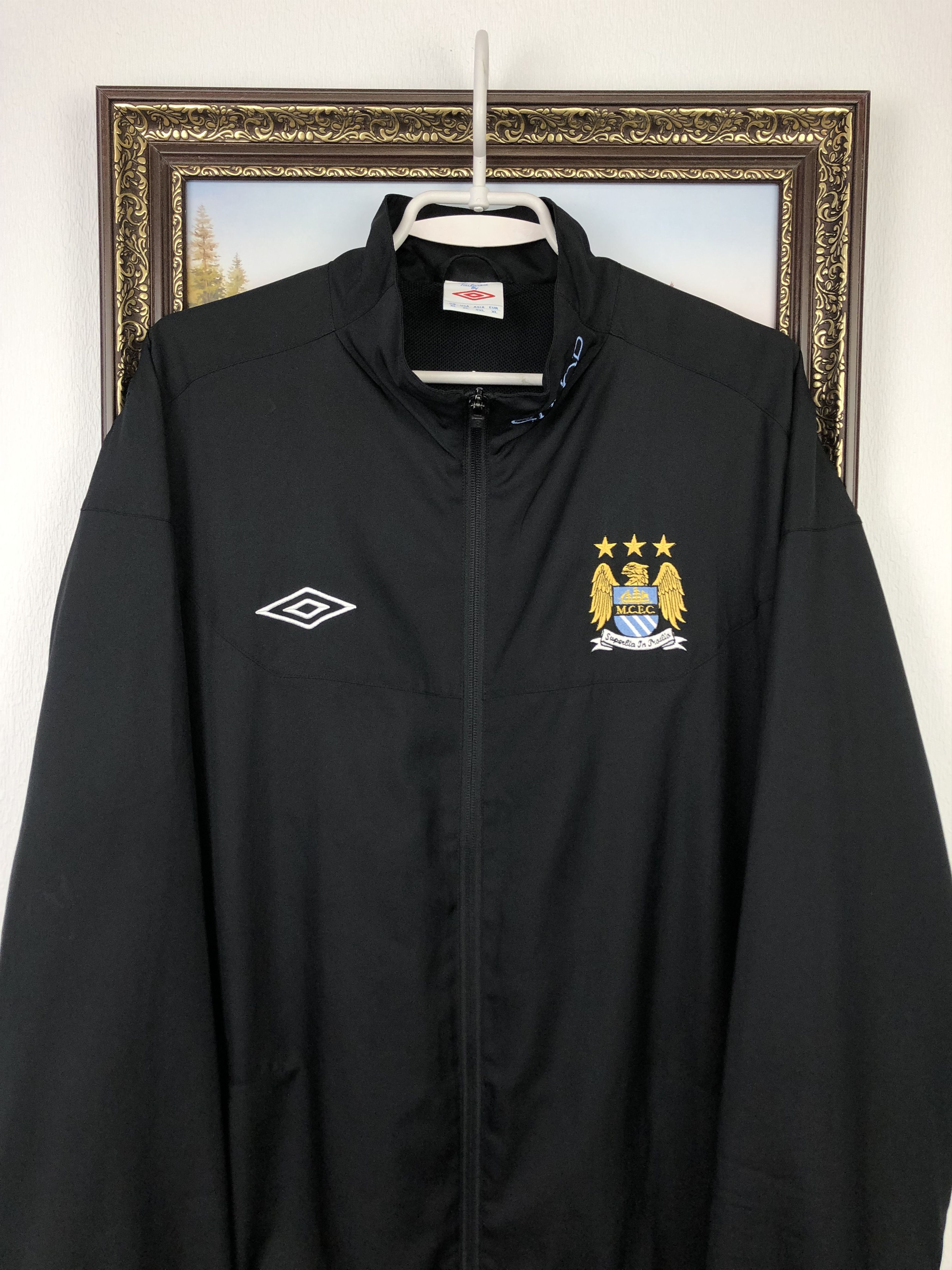 Vintage Vintage Umbro Manchester City Football Jacket Soccer Track Size US XL / EU 56 / 4 - 2 Thumbnail
