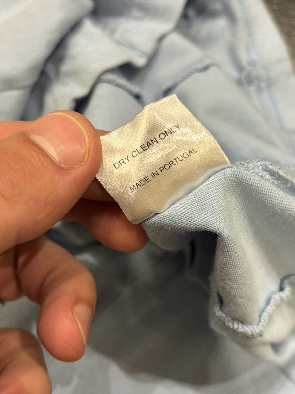 Martine Rose Martine Rose Powder Blue Tee Size US S / EU 44-46 / 1 - 6 Thumbnail