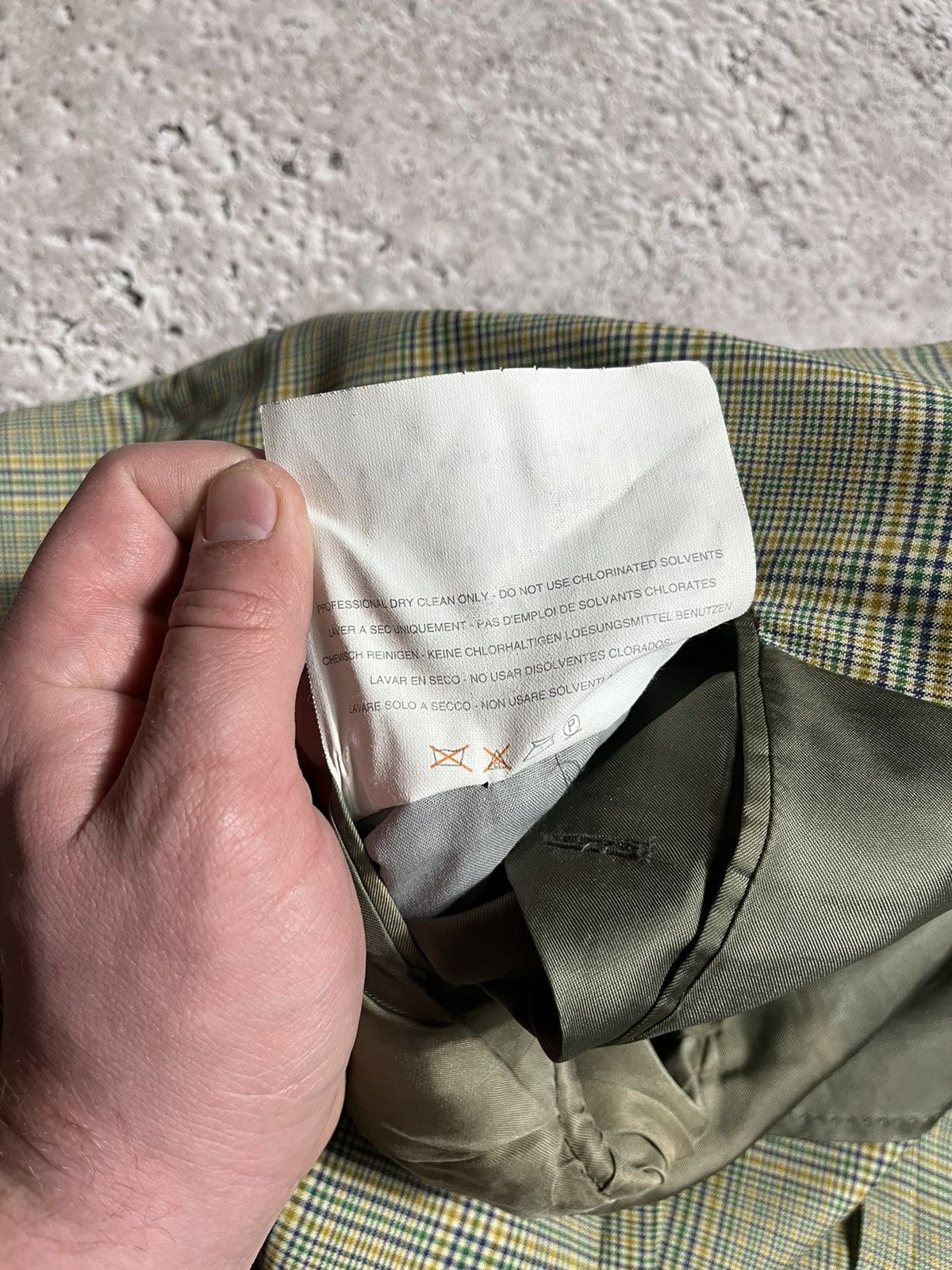 Ermenegildo Zegna × Vintage Vintage Ermenegildo Zegna 100% Wool Plaid Blazer Size 40R - 10 Thumbnail