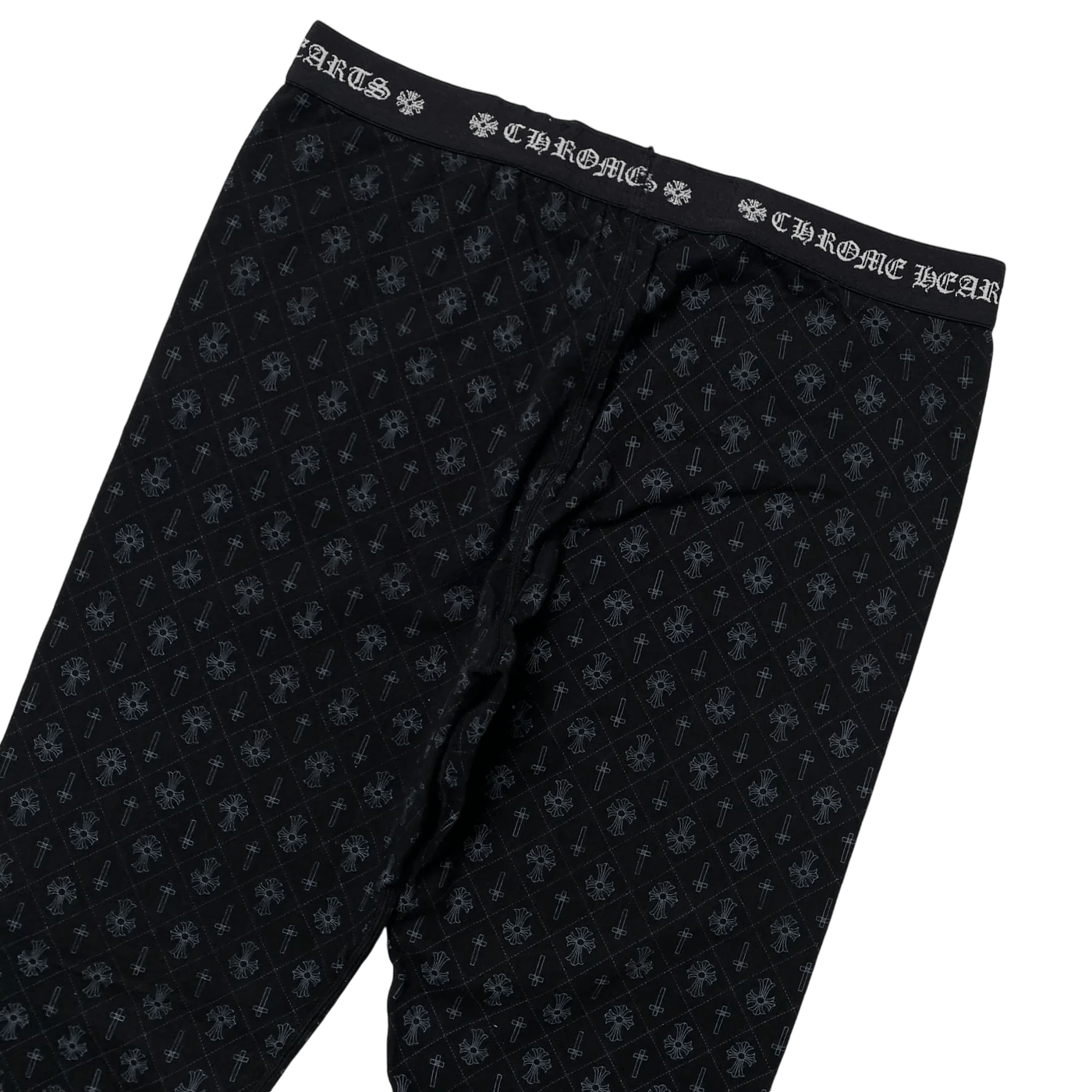Chrome Hearts Chrome Hearts Black Multi Logo Leggings Size US 32 / EU 48 - 4 Thumbnail