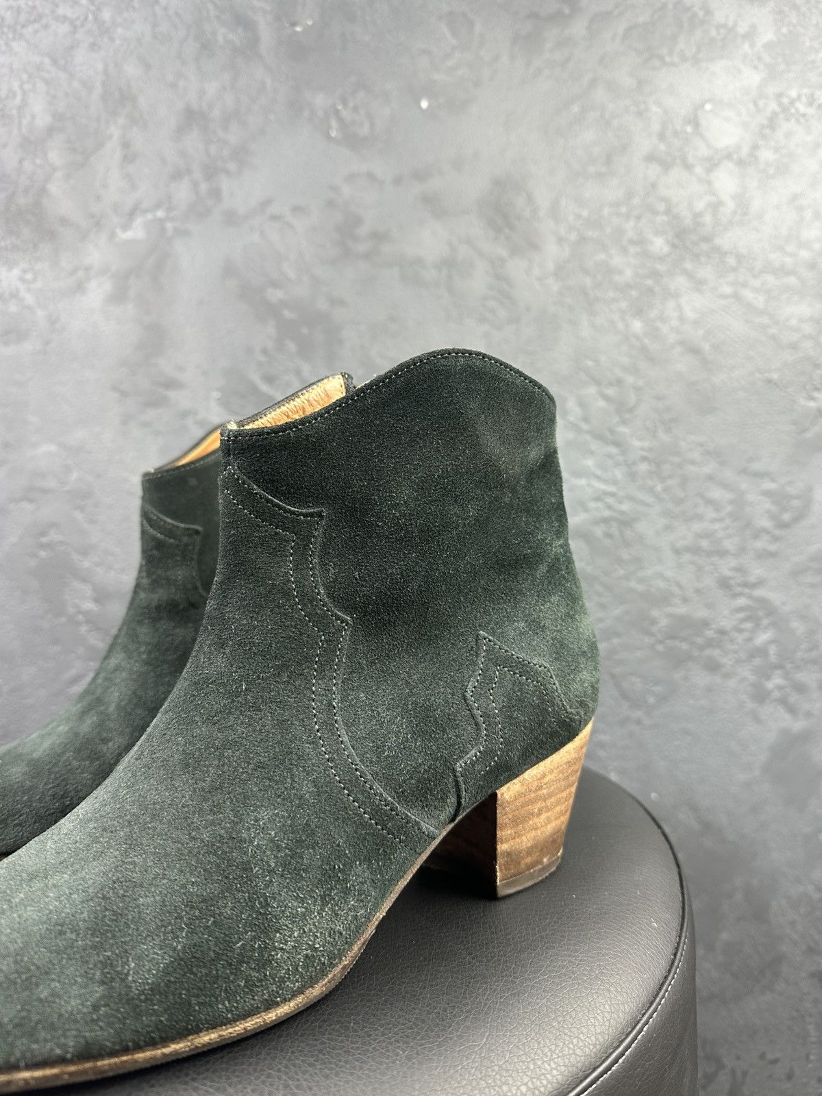 Designer × Isabel Marant × Isabel Marant Etoile ISABEL MARANT Dicker Suede Ankle Boots Size US 7 / IT 37 - 2 Thumbnail