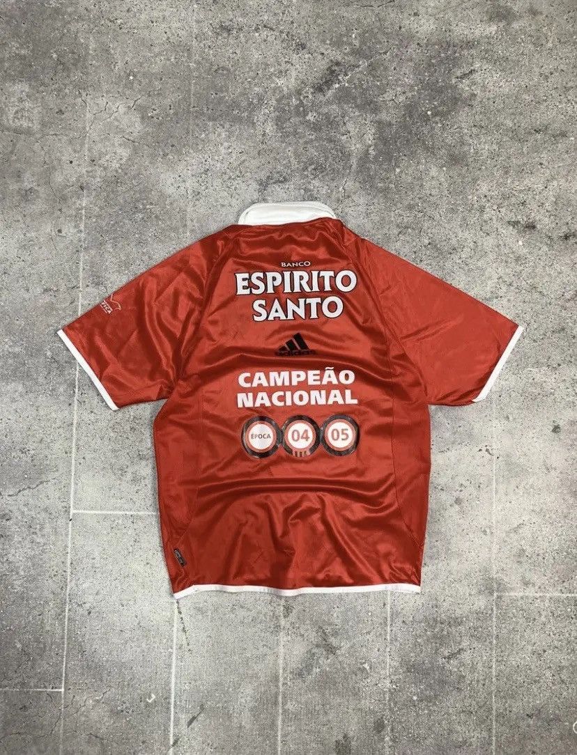 Adidas × Vintage Adidas Benfica 2004 Spain Vintage Soccer Jersey Football Tee Size US S / EU 44-46 / 1 - 10 Thumbnail
