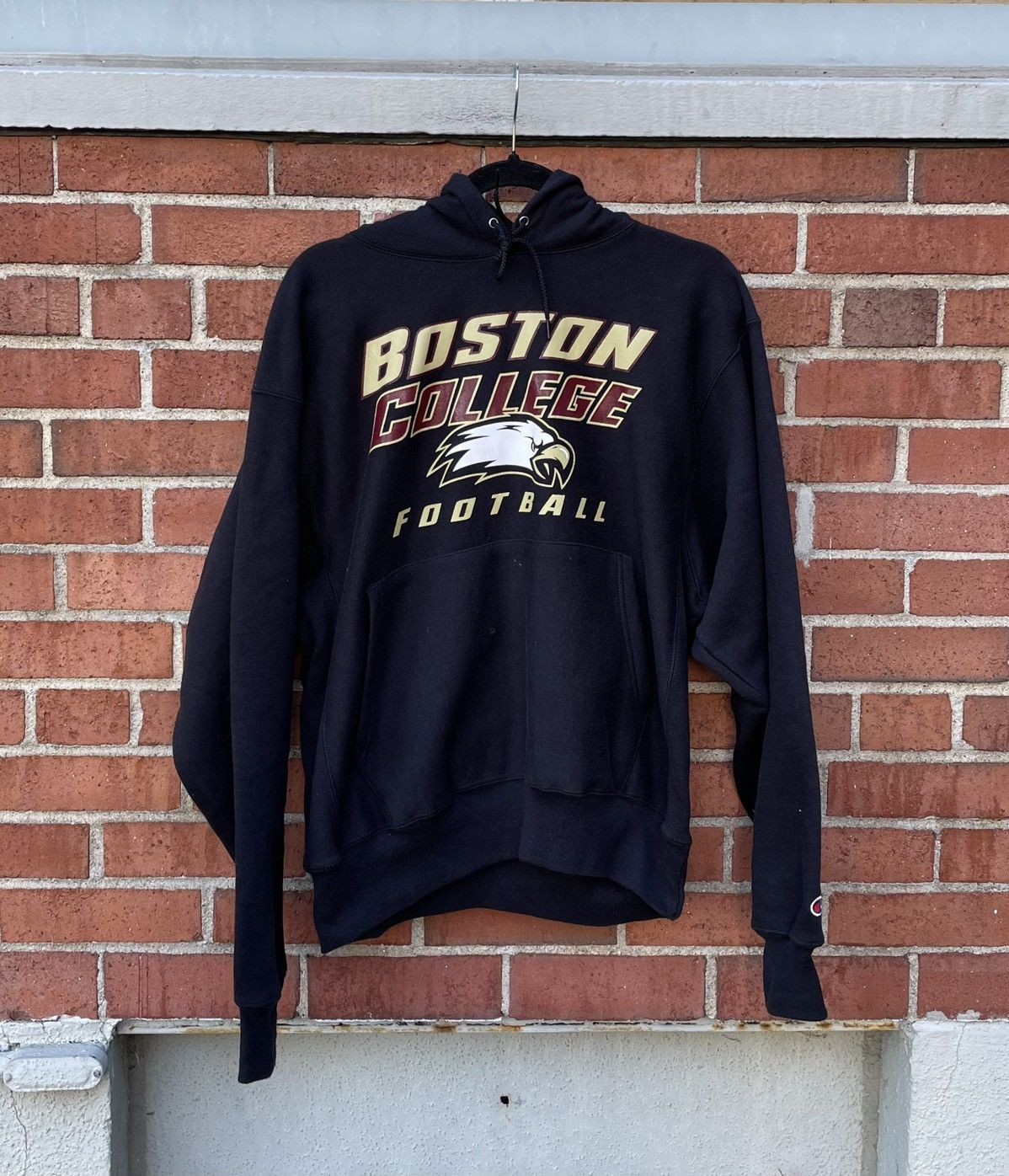 Champion Vintage Y2k Champion Reverse Weave Boston College hoodie Size US M / EU 48-50 / 2 - 1 Thumbnail