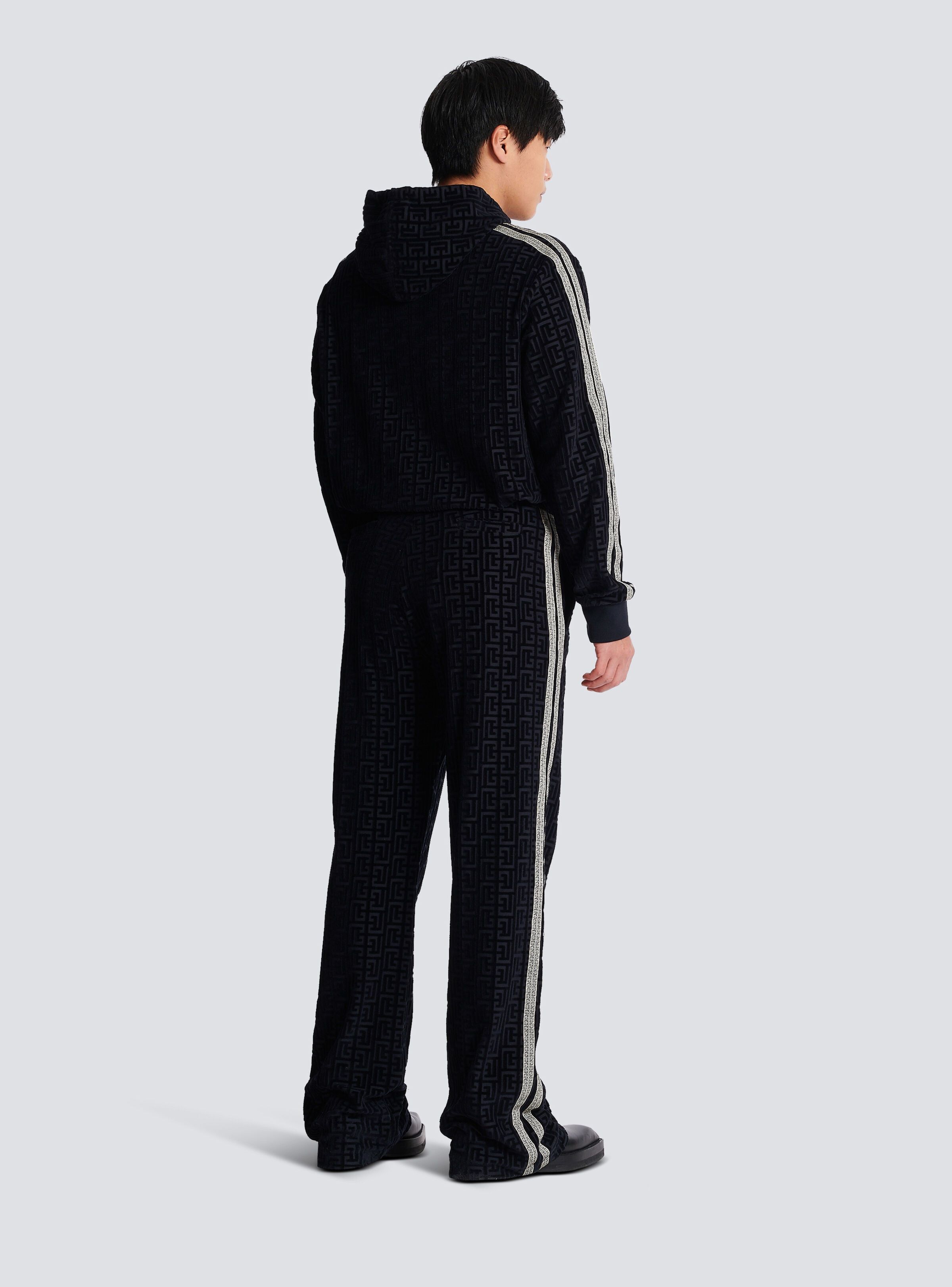 Balmain o1y0426 Jogger & Sweatpant in Midnight Blue Size US 32 / EU 48 - 4 Thumbnail