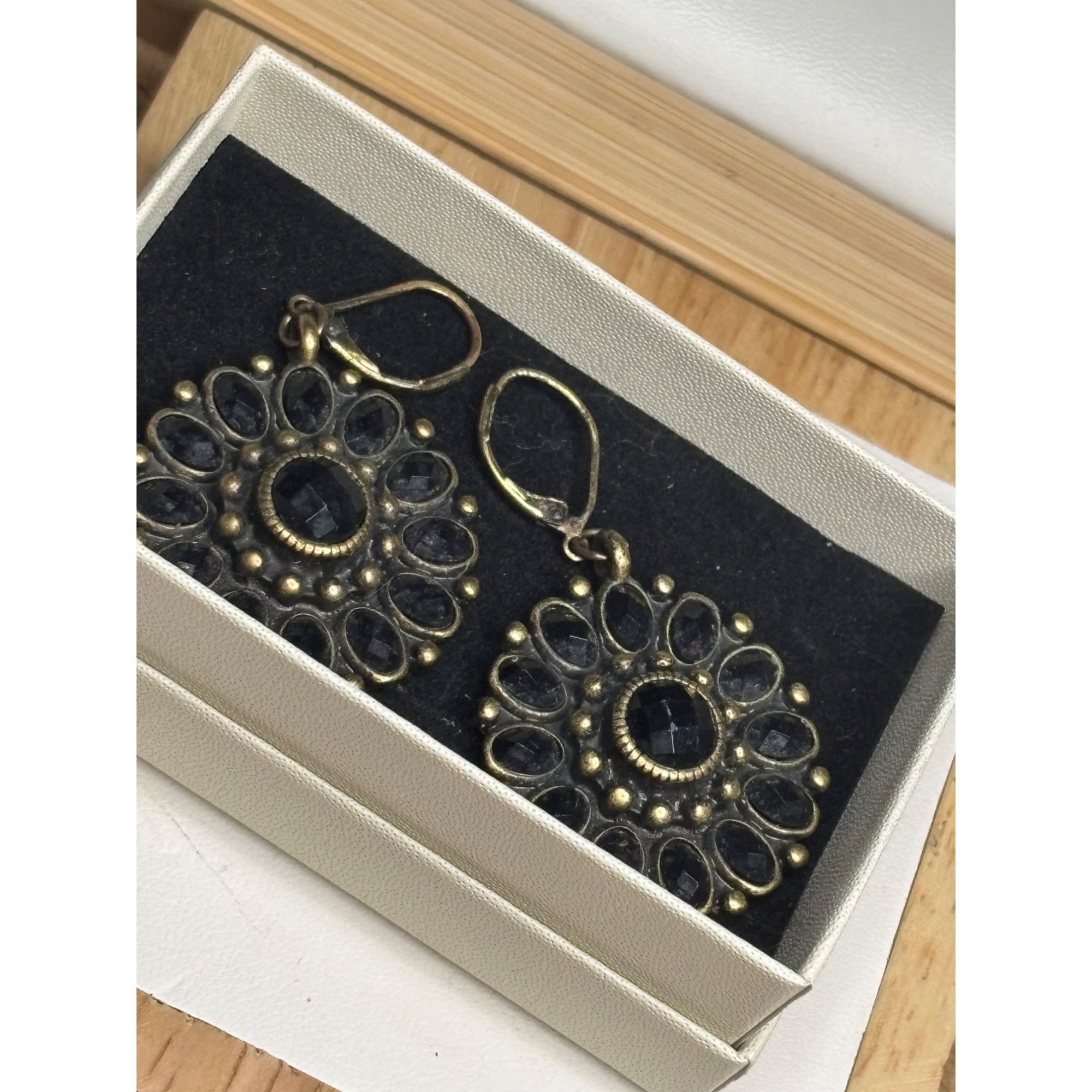 Other Premier Designs Vintage-Style Bronze & Black Beaded Dangle E Size ONE SIZE - 7 Thumbnail