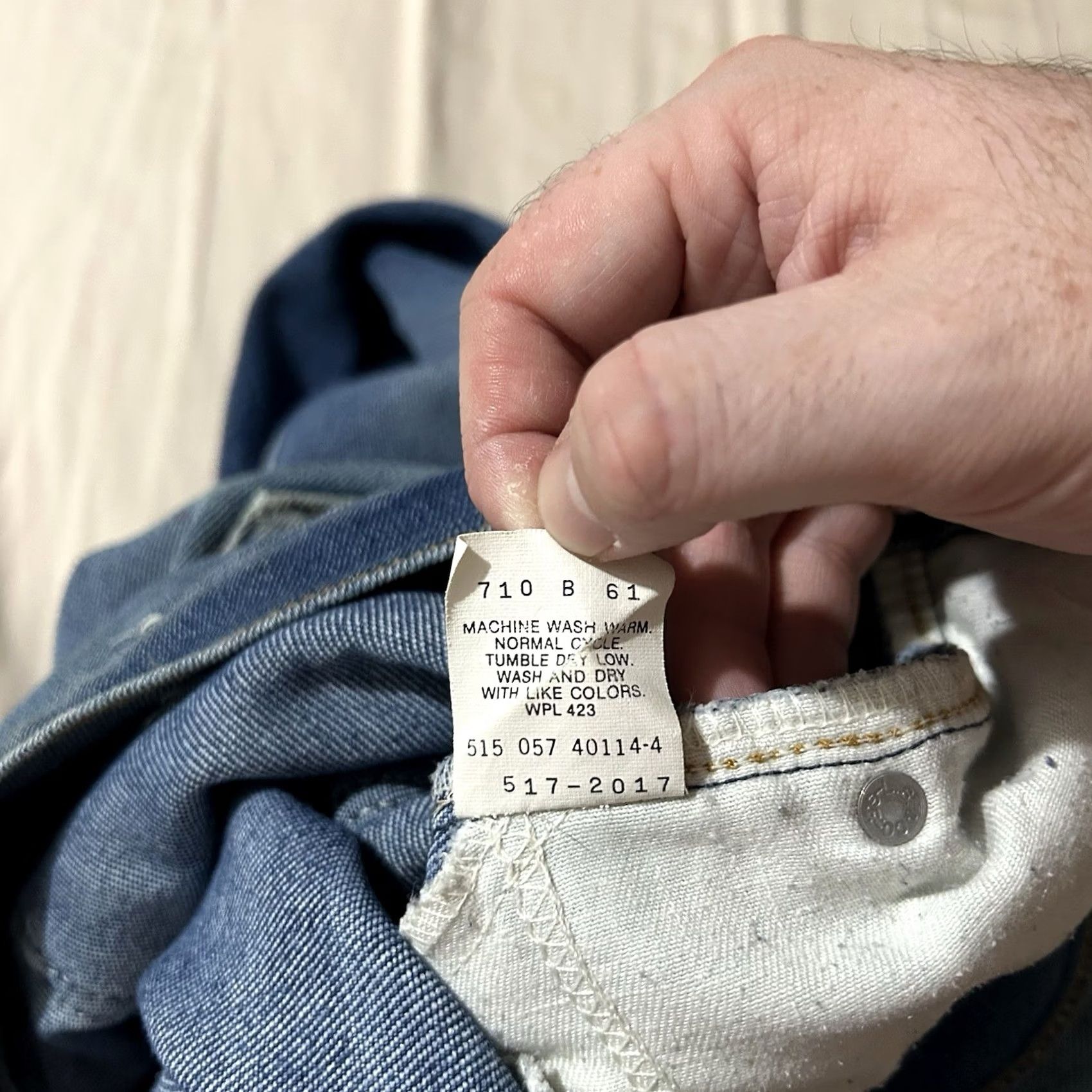 Levi's VINTAGE Levi's 517 Bootcut Jeans Men 36 X 34 Blue 80s Flare Worn Faded 517 Bootcut Jeans Mens Size US 36 / EU 52 - 5 Thumbnail