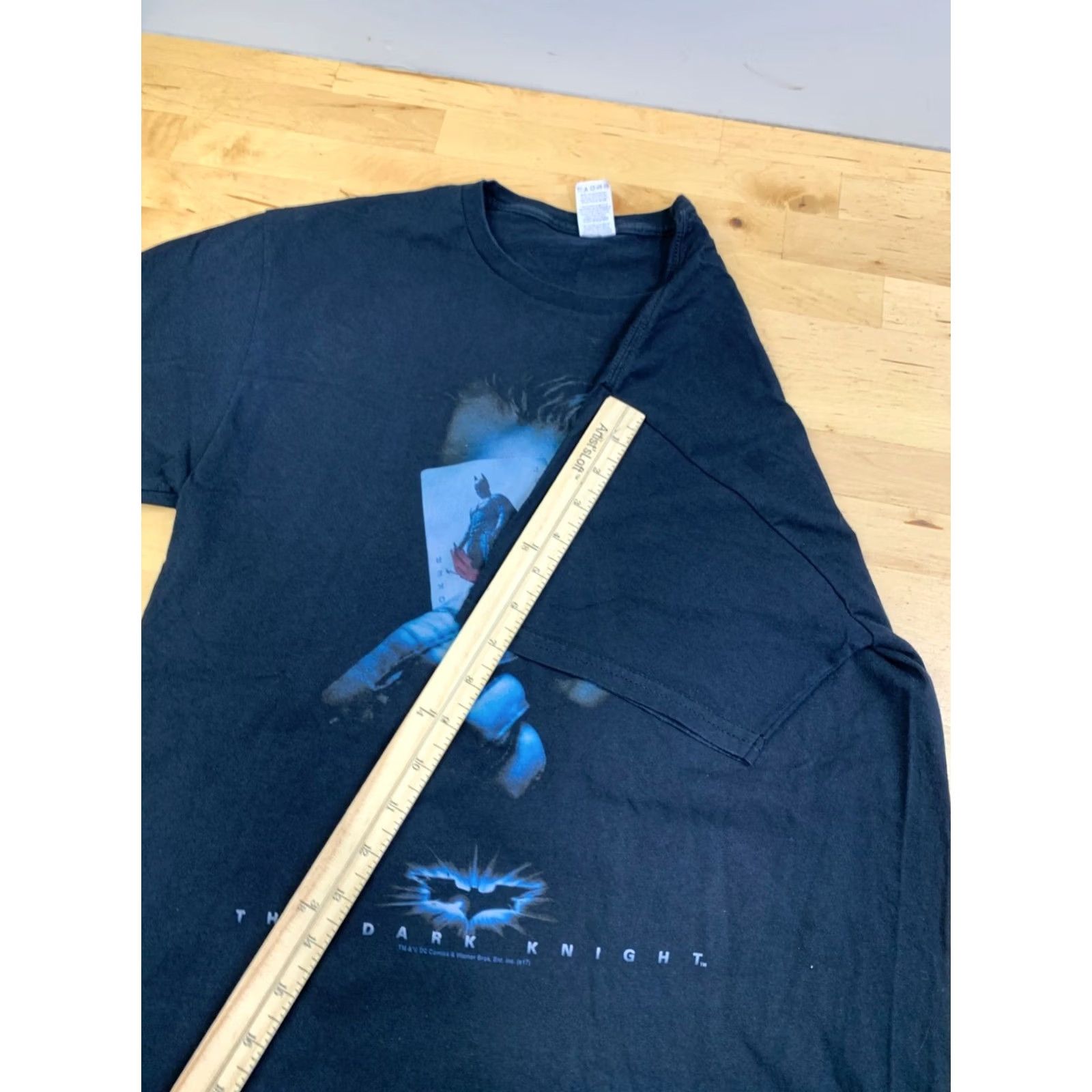 Vintage Batman The Dark Knight Movie Promo Shirt Men M Black Joker Batman Shirt T-Shirt Crew Neck Short Sleeve Size US M / EU 48-50 / 2 - 6 Thumbnail