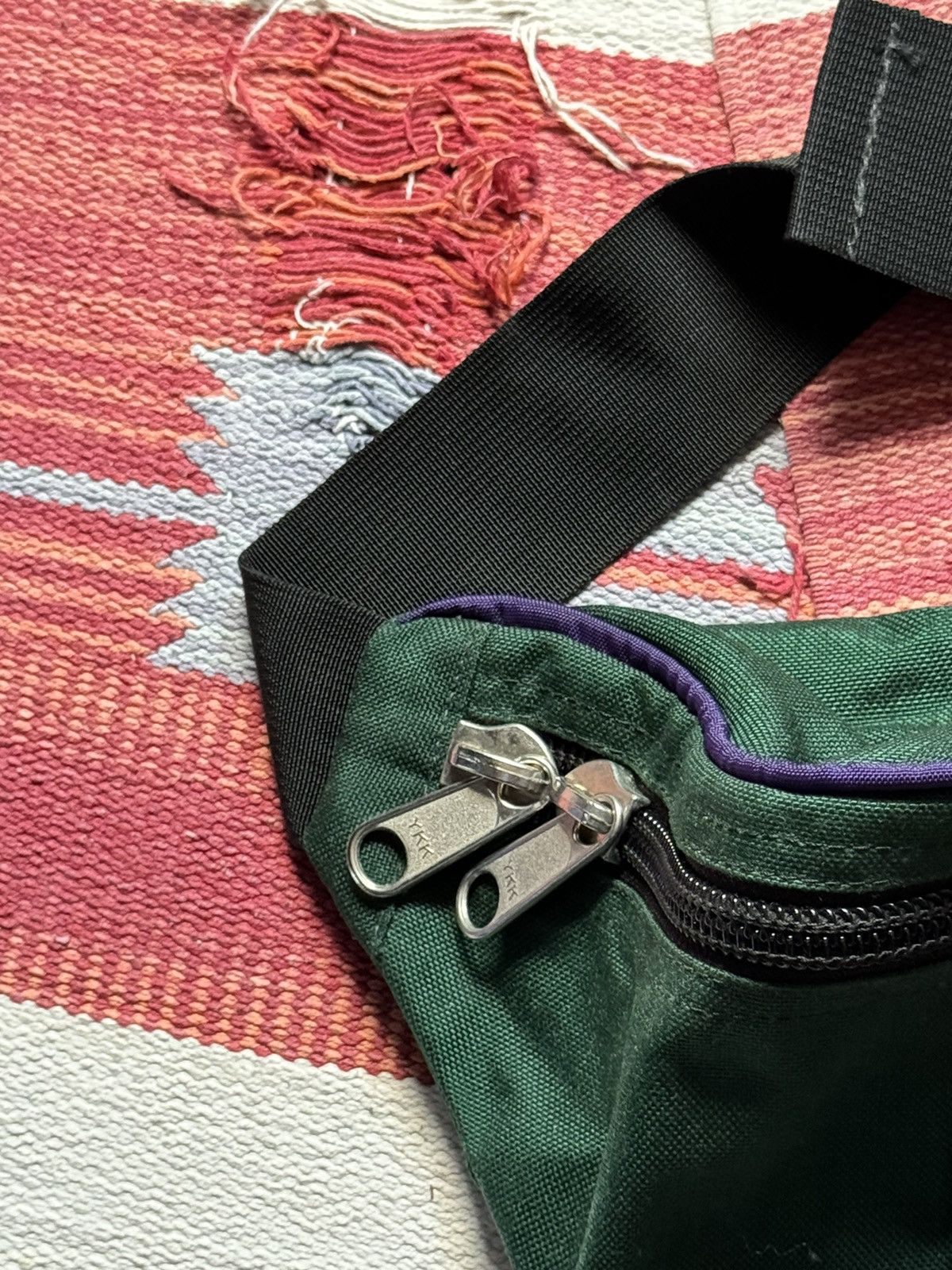 Vintage Vintage 90’s MEI Kawa Made In USA Green Outdoor Waist Bag Size ONE SIZE - 3 Thumbnail