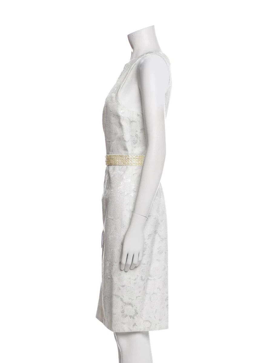 Other NWT Carmen Marc Valvo Opal Lace Sheath Dress Size S / US 4 / IT 40 - 4 Thumbnail