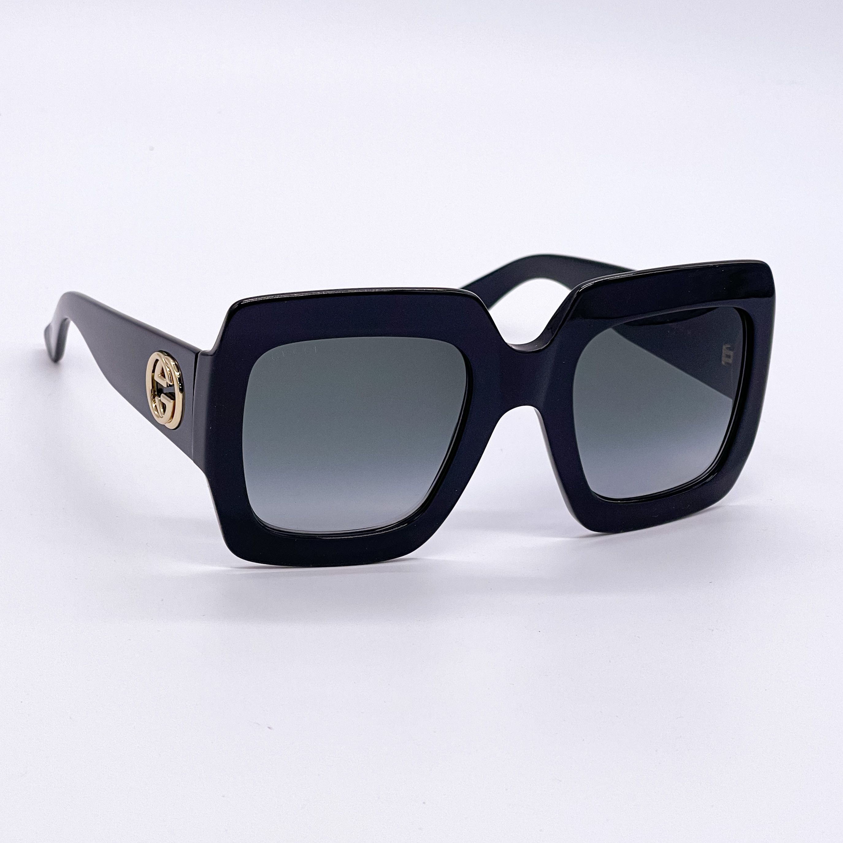 Gucci NEW GUCCI GG0053S 001 BLACK SQUARE WOMEN’S SUNGLASSES GUCCI Size ONE SIZE - 3 Thumbnail