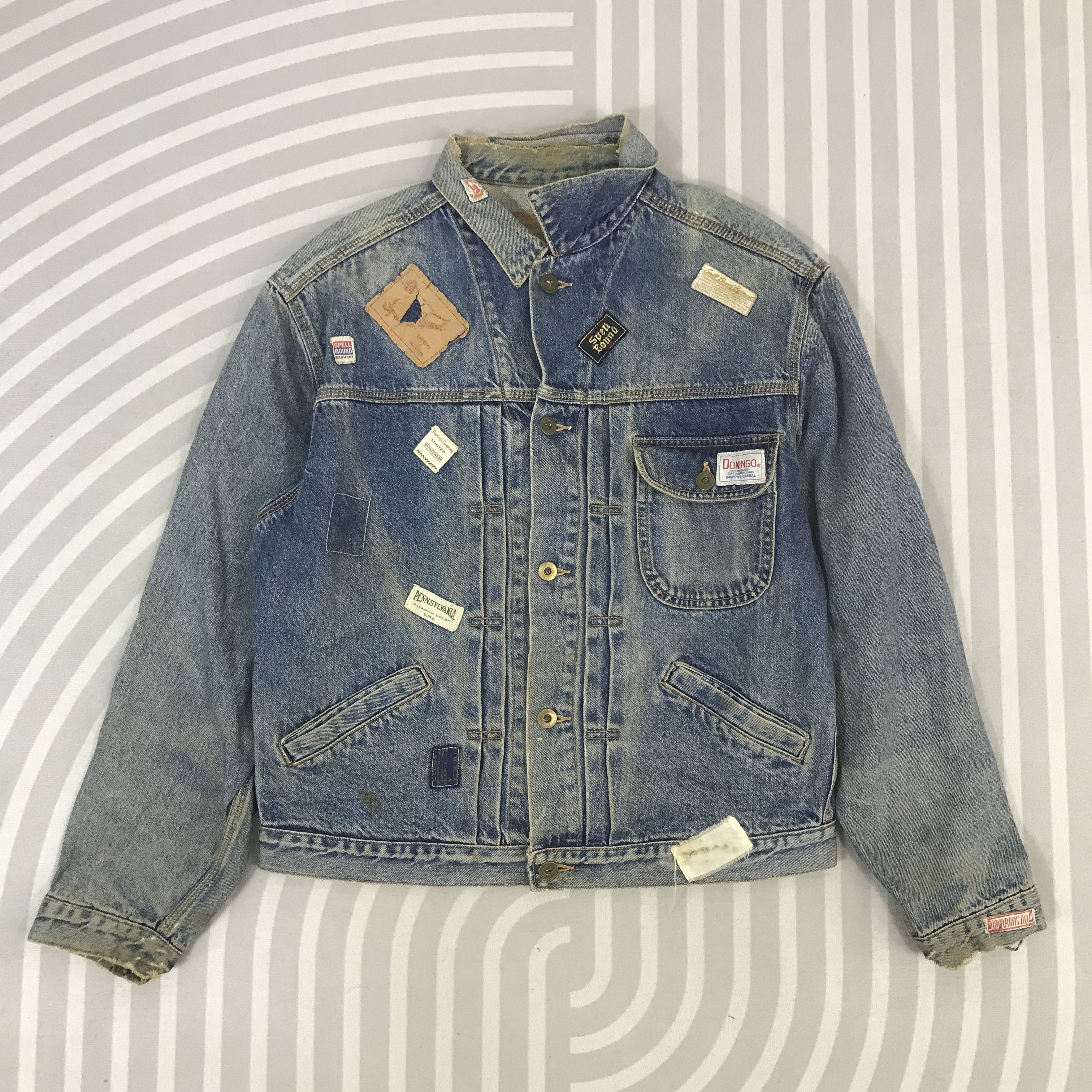 Spellbound Vintage Spellbound Distressed denim jacket Size US L / EU 52-54 / 3 - 1 Thumbnail