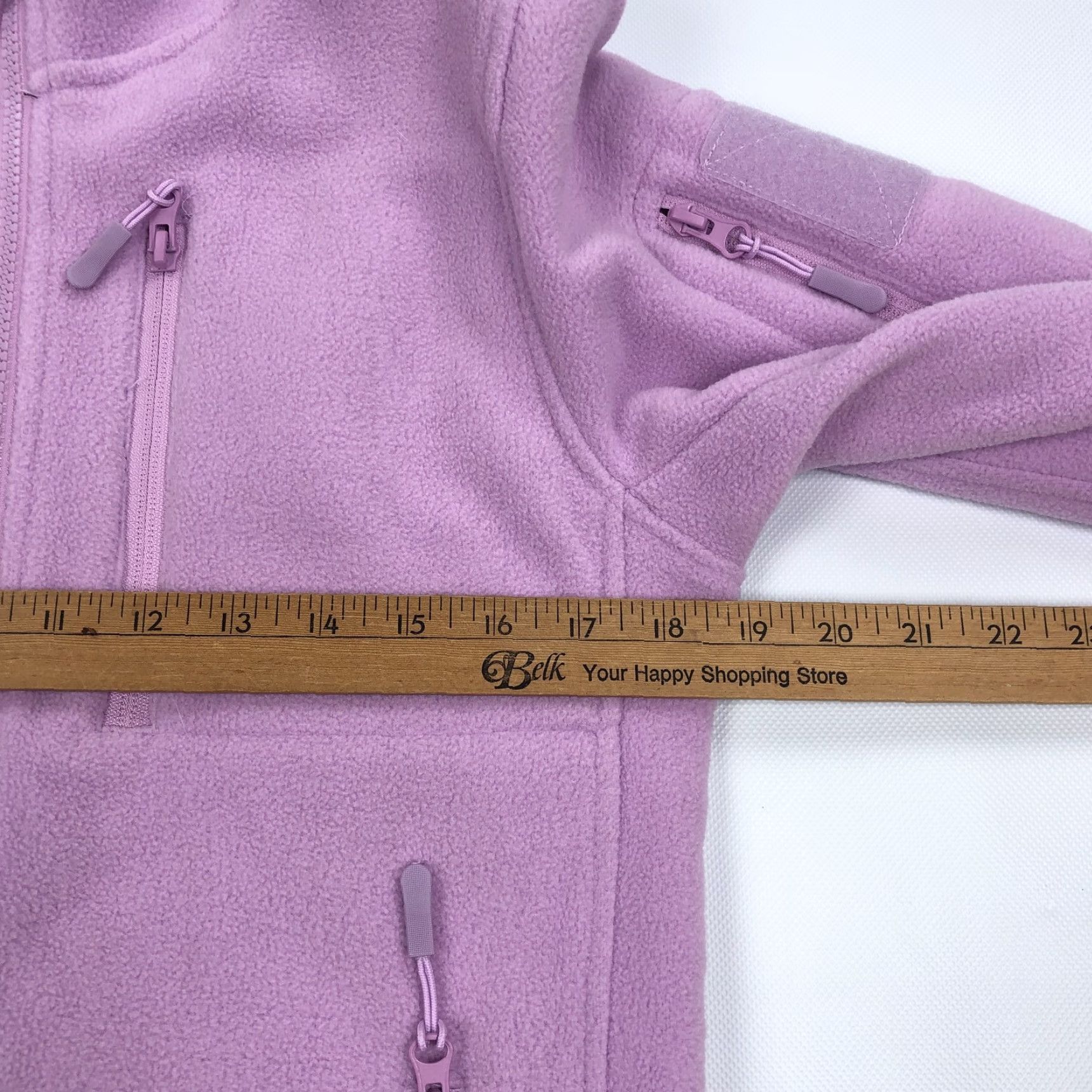 Vintage VINTAGE BÆRSKIN Women's Lilac Fleece Tactical Hoodie Full Zip Jacket S Size S / US 4 / IT 40 - 5 Thumbnail