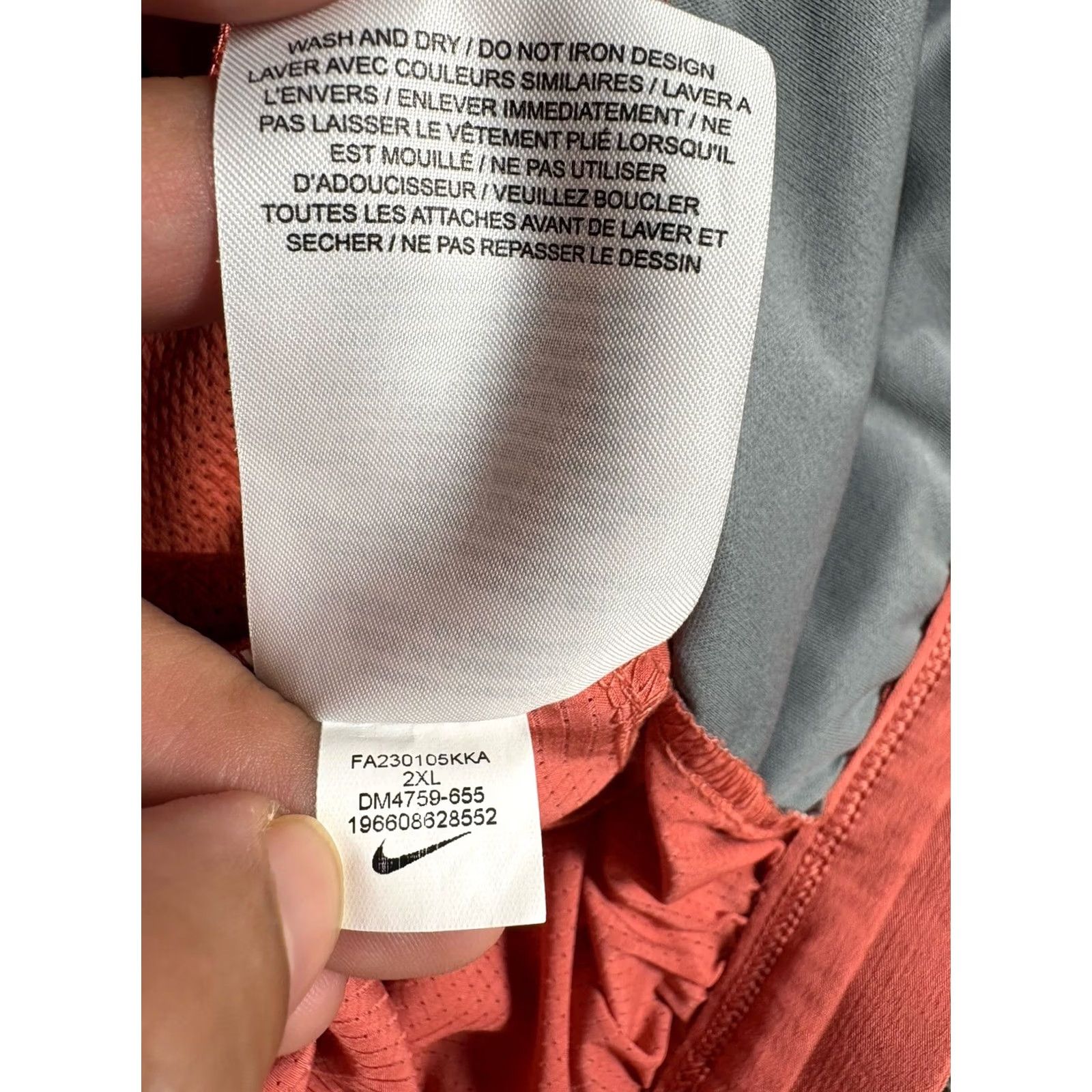 Nike Nike Stride Running Shorts Mens 2XL Pink Dri-FIT Unlined Gym 6” Inseam DM4759 Size US 39 - 7 Thumbnail