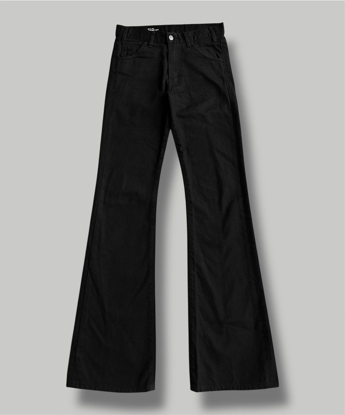 Celine × Hedi Slimane DYLAN FLARED JEANS IN PURE BLACK DENIM | Grailed