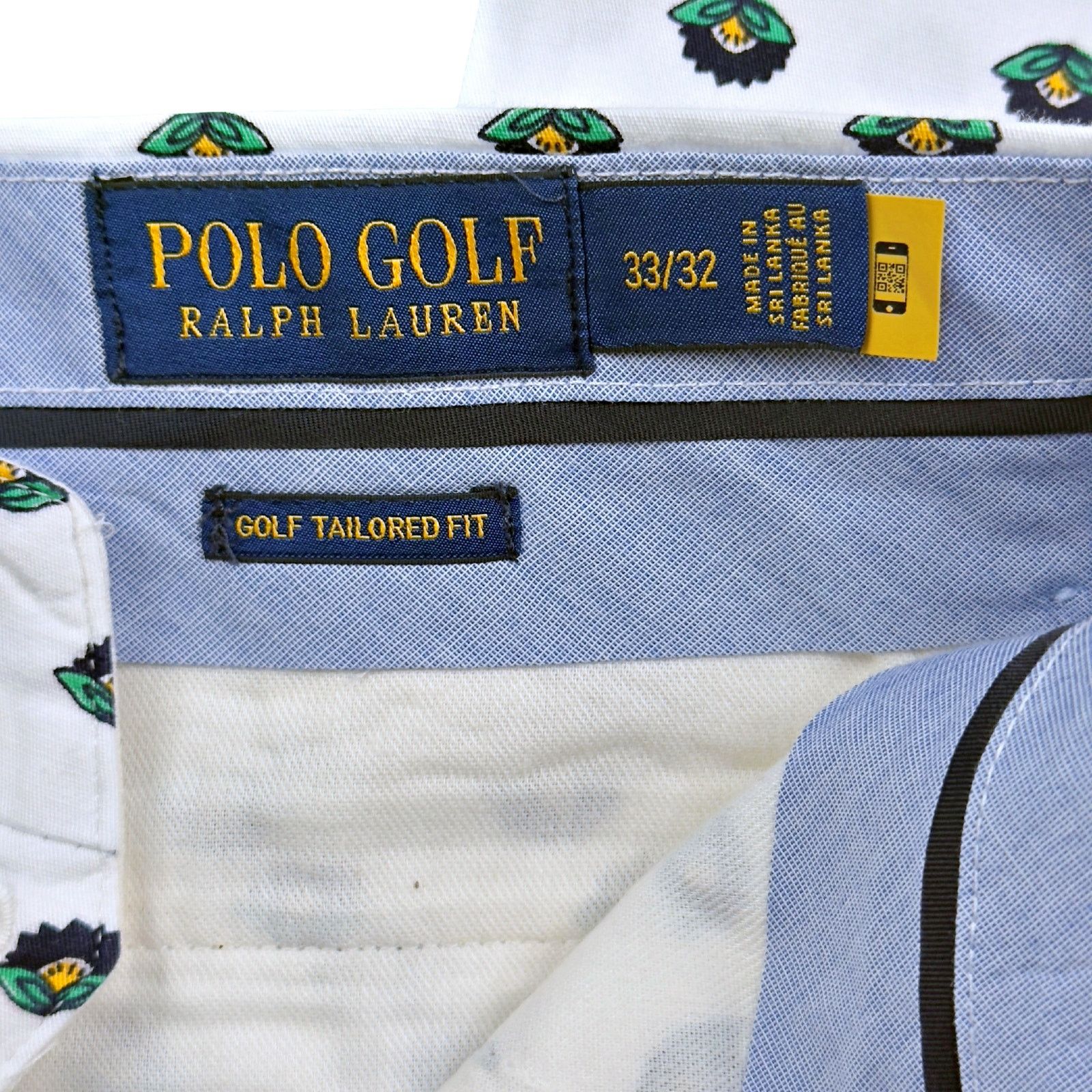 Polo Ralph Lauren Polo Golf Ralph Lauren Chino Tailored Pants Floral 33x30 Size US 33 - 6 Thumbnail