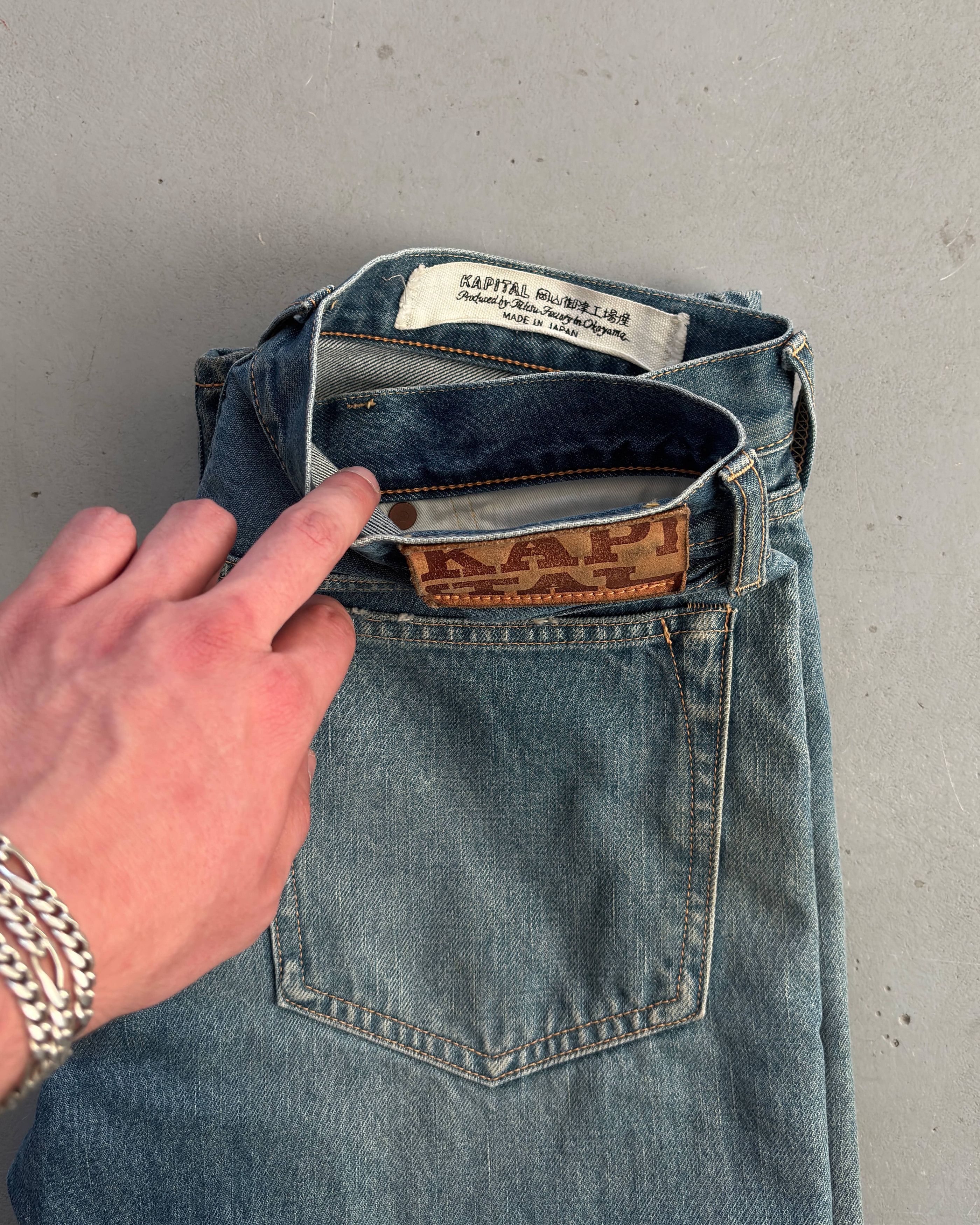 Kapital KAPITAL Light Washed Denim Size US 32 / EU 48 - 9 Thumbnail