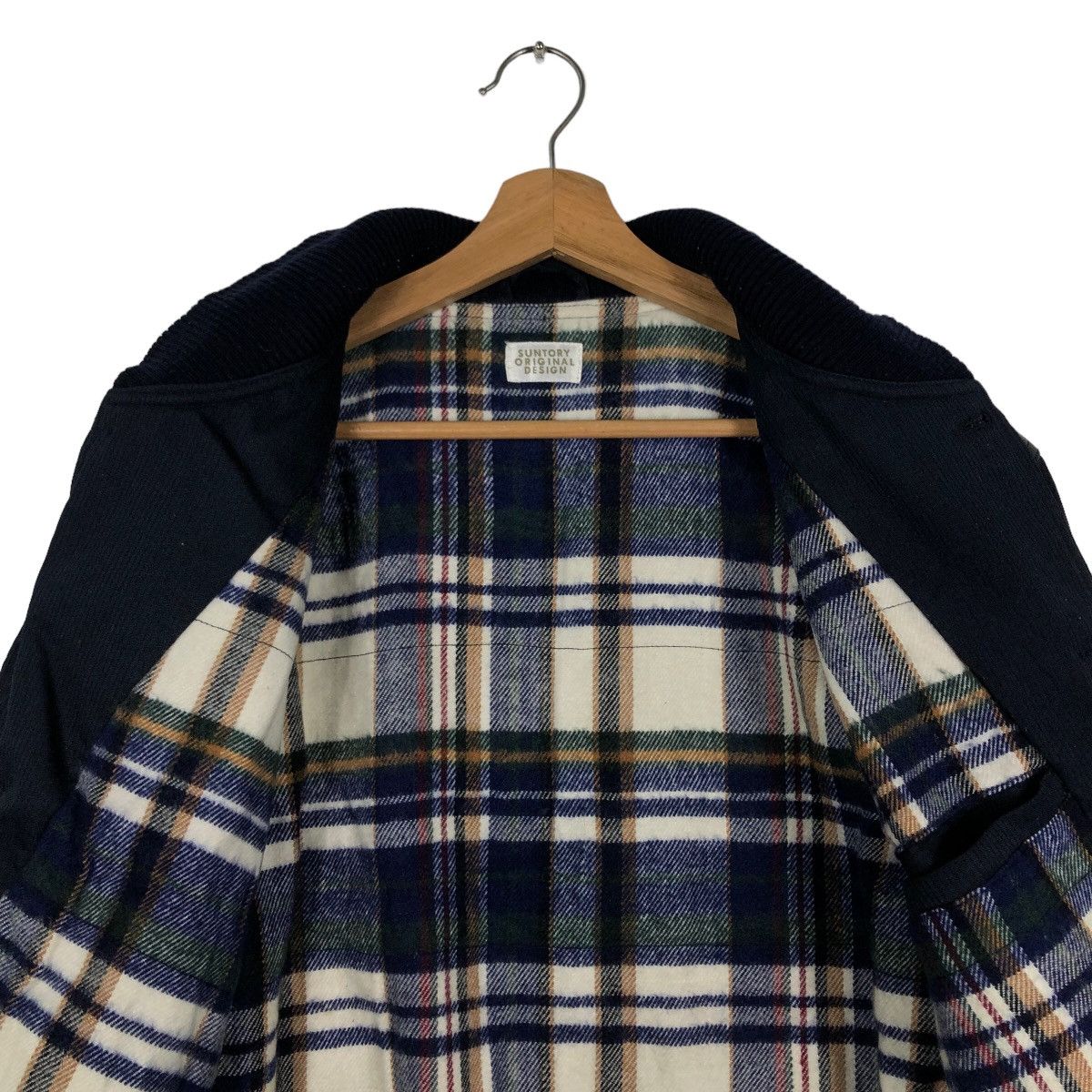 Japanese Brand 🔥90s Vintage Wool Bomber Jacket Suntory Coffee Boss Blanket Size US M / EU 48-50 / 2 - 10 Thumbnail
