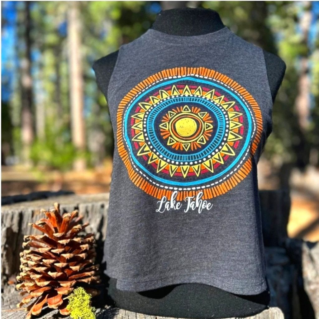 Other NWT Women's Tribal Sun Cropped Tank Top- Lake Tahoe Size S / US 4 / IT 40 - 1 Thumbnail