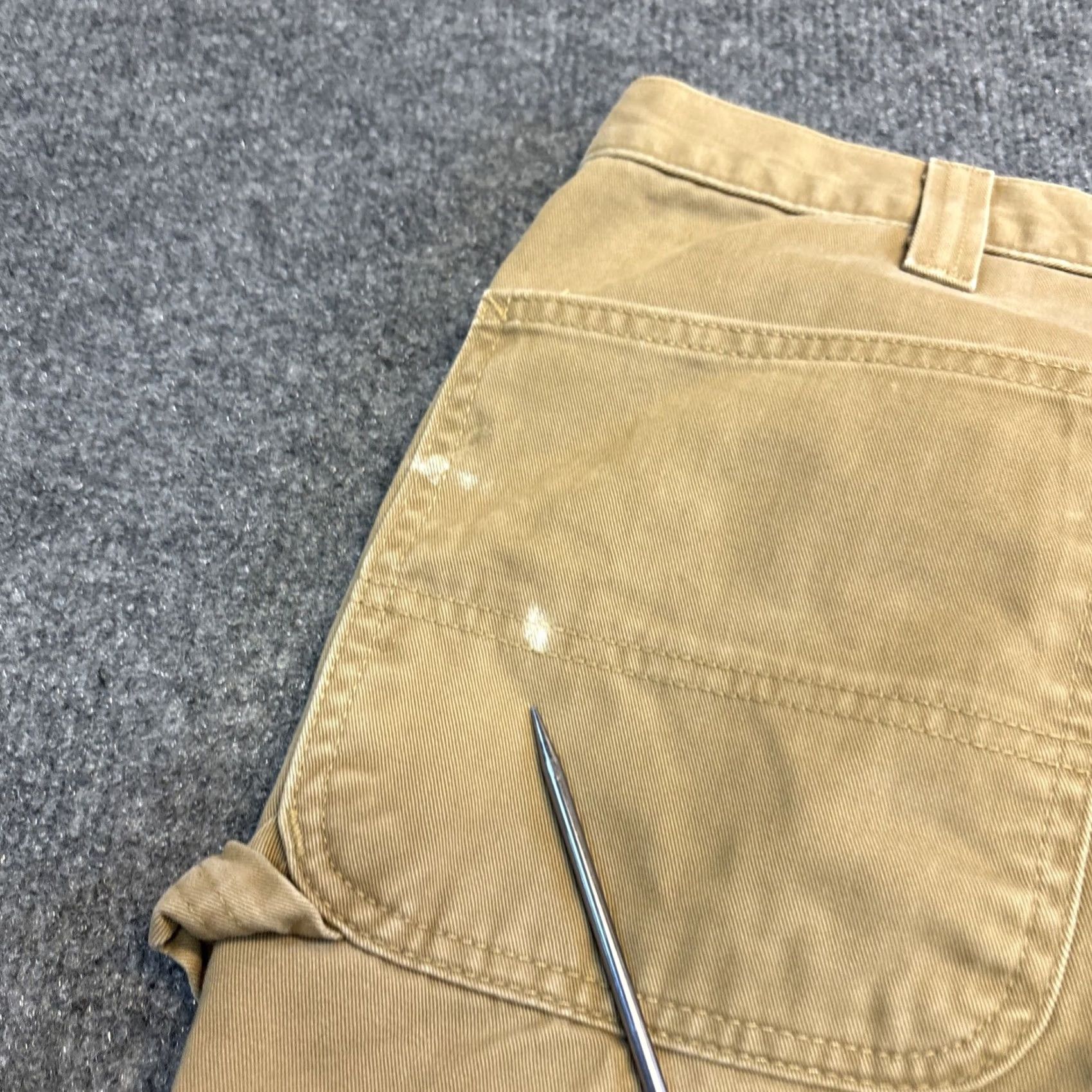 Carhartt VINTAGE Carhartt Pants Flannel Lined 100070-253 Relaxed Distressed Workwear 38x30 Beige Cotton Straight Mens Pants Size US 38 / EU 54 - 6 Thumbnail