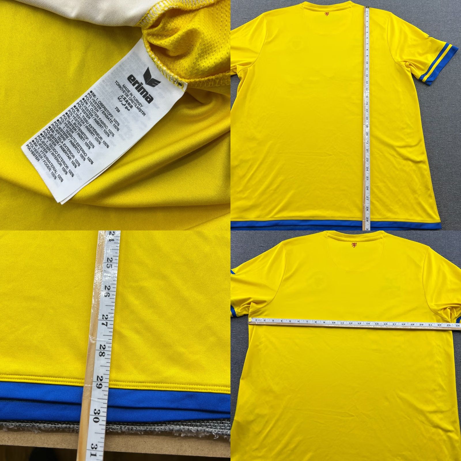 Nike Eintracht Braunschweig 2020 2021 Home Football Jersey Mens 2XL XXL Erima Shirt Nike Shirt Jersey Yellow Football Mens 2XL XXL Size US XXL / EU 58 / 5 - 8 Thumbnail