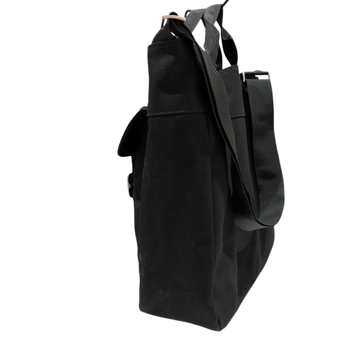Yohji Yamamoto Yohji Yamamoto cotton x nylon shoulder bag MS-I01-016 Size ONE SIZE - 4 Thumbnail