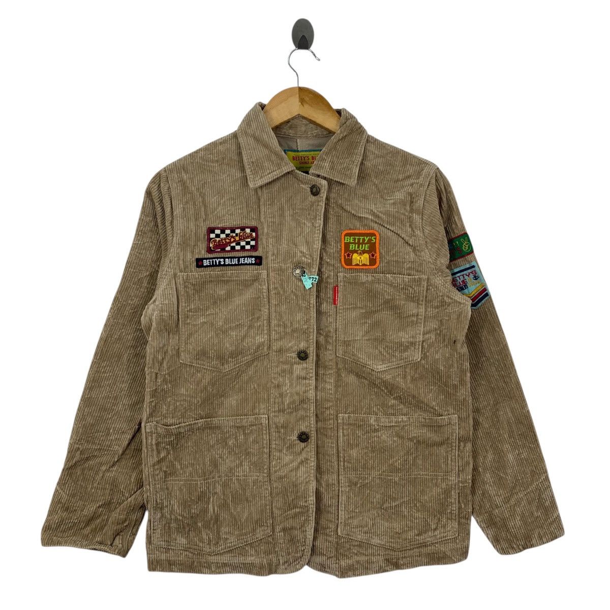 Japanese Brand BETTY’S BLUE Shinji Abe Japanese Brand Corduroy Coat Jacket Size US S / EU 44-46 / 1 - 1 Thumbnail