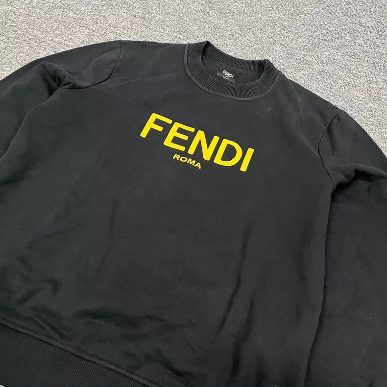 Fendi Fendi Logo Pullover Sweatshirt for Men Size US M / EU 48-50 / 2 - 3 Thumbnail