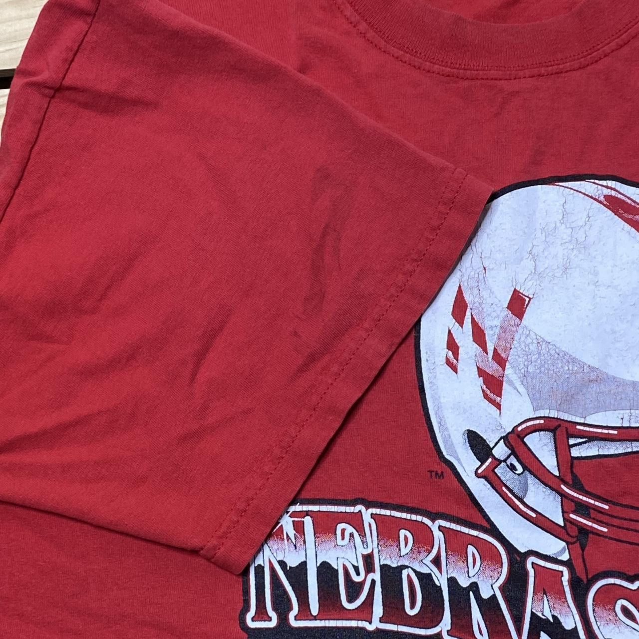 Gildan Vintage University of Nebraska Red College Tee Size XL Size US XL / EU 56 / 4 - 4 Thumbnail