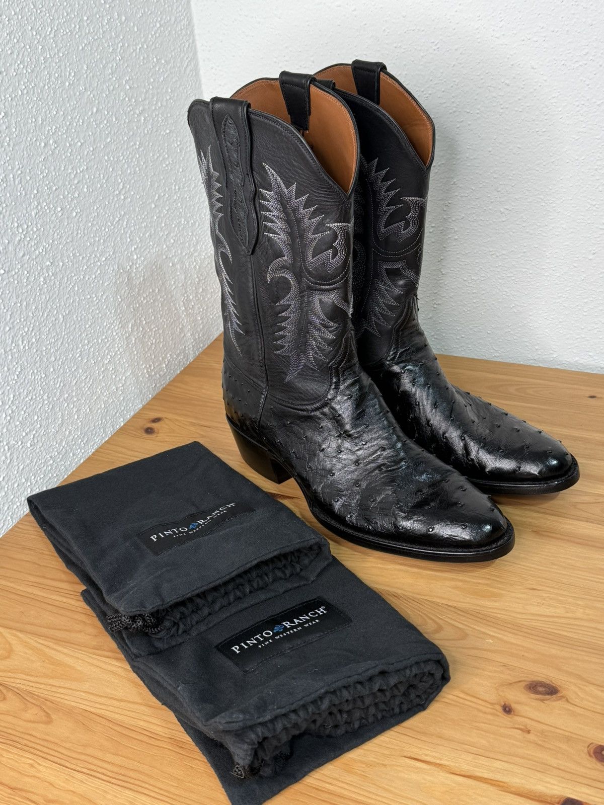 Other Pinto Ranch Full Quill Ostrich Boots Size 11.5 Size US 11.5 / EU 44-45 - 1 Thumbnail