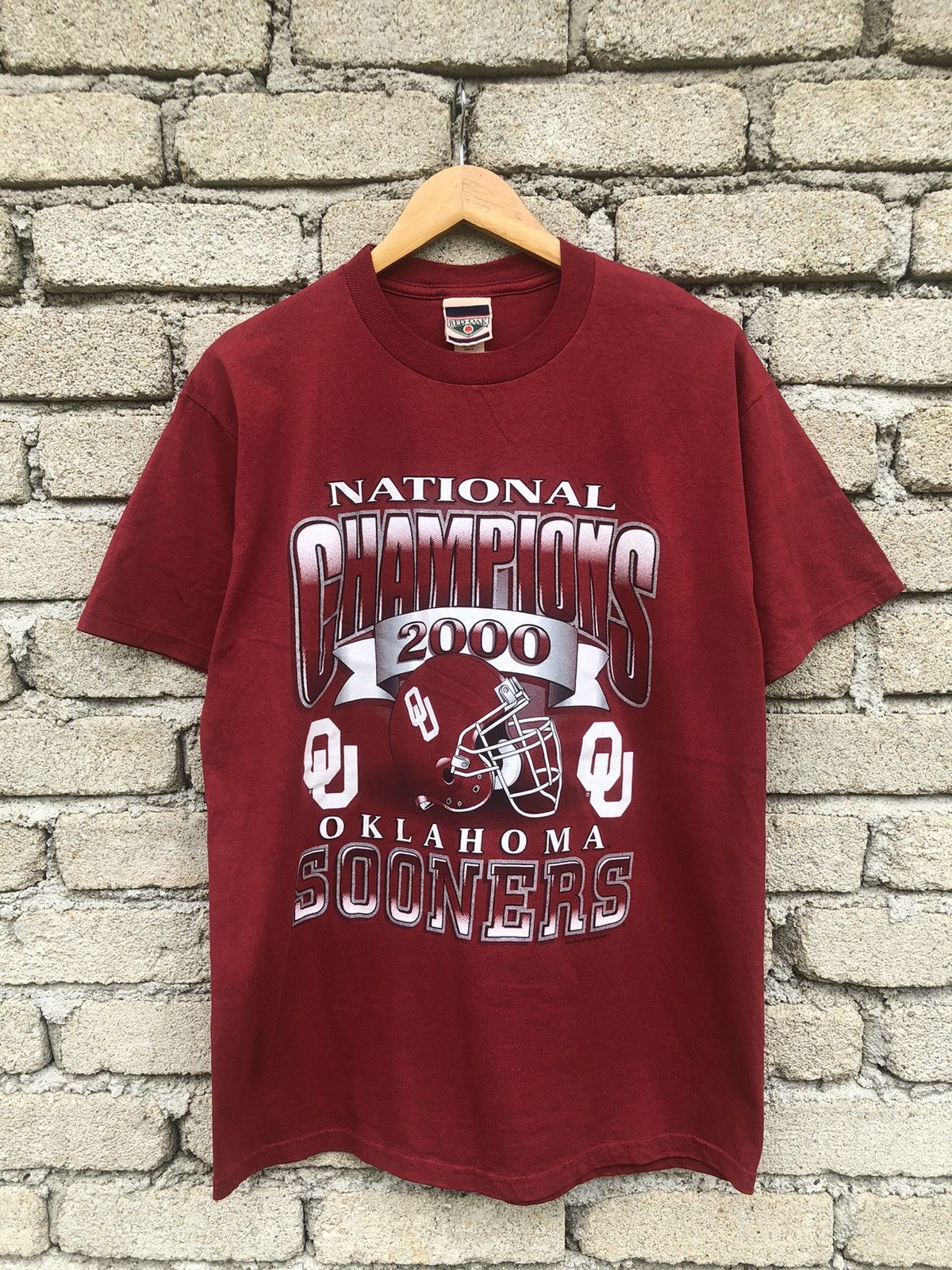 Vintage Vintage Y2K Oaklahoma Sooners 2000 National Champions Tee Size US L / EU 52-54 / 3 - 1 Thumbnail