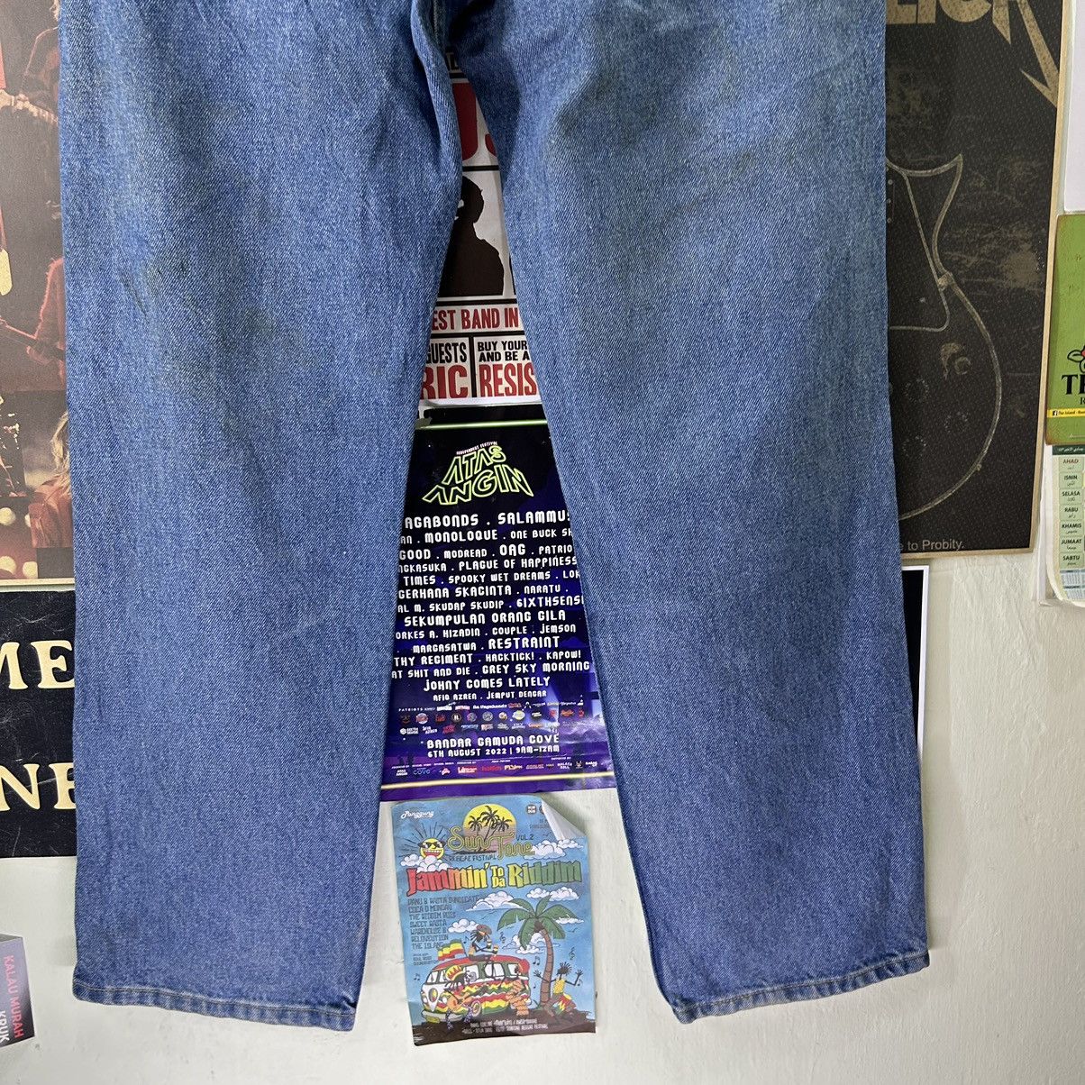 Lee Vintage Lee Relaxed Fit Distressed Denim Size US 36 / EU 52 - 10 Thumbnail
