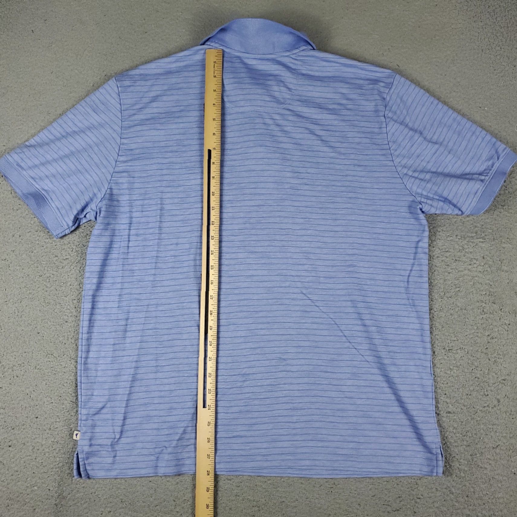 Tommy Bahama Tommy Bahama Polo Shirt Mens XL Blue Striped Marlin Golf Short Sleeve Shirt Size US XL / EU 56 / 4 - 3 Thumbnail