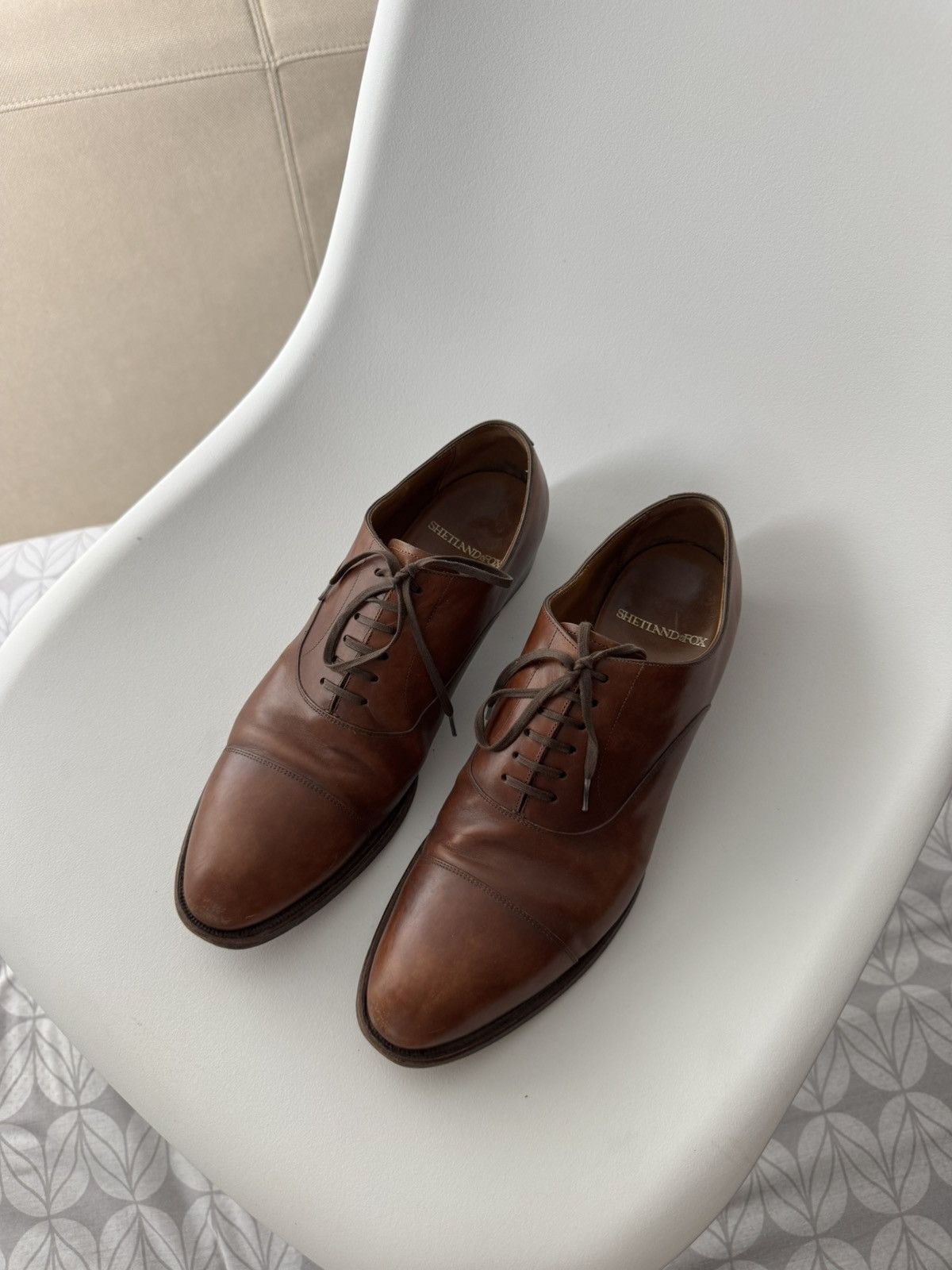 Designer × Japanese Brand Shetland Fox Japan Dress Shoes Size US 9 / EU 42 - 2 Thumbnail