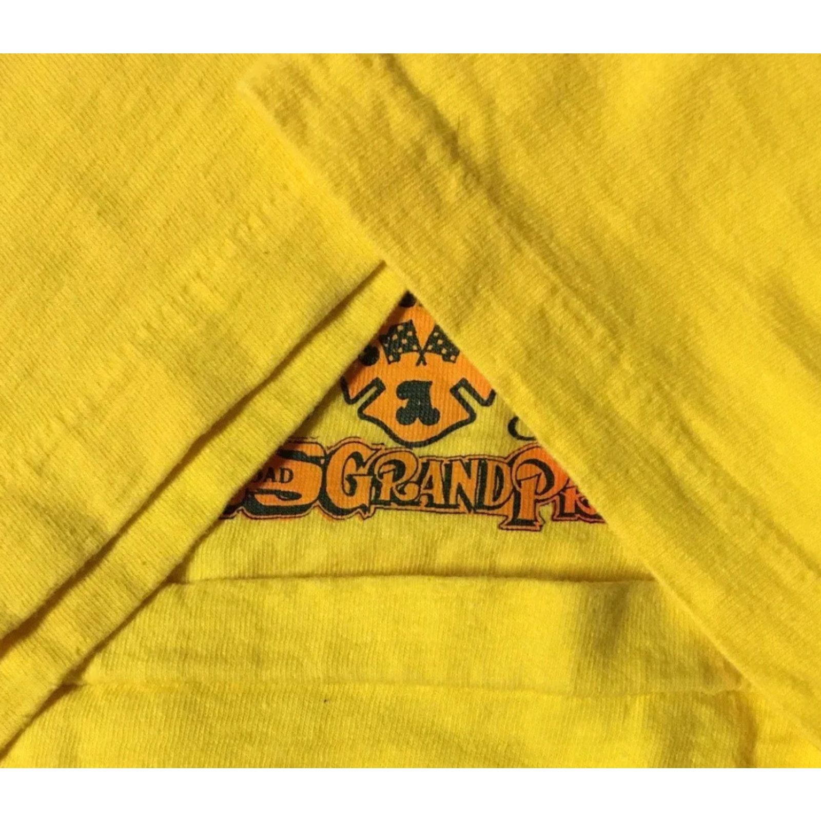 Vintage VINTAGE US Off Road Grand Prix Shirt M Yellow Single Stitch Mens 1980s NASCAR Grunge Cars 90s Racing Can-Am Size US M / EU 48-50 / 2 - 3 Thumbnail