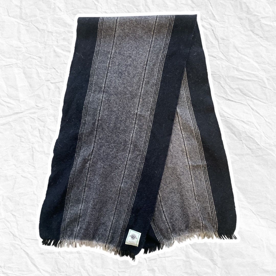 Designer WB winter pure wool men’s scarf Size ONE SIZE - 1 Thumbnail