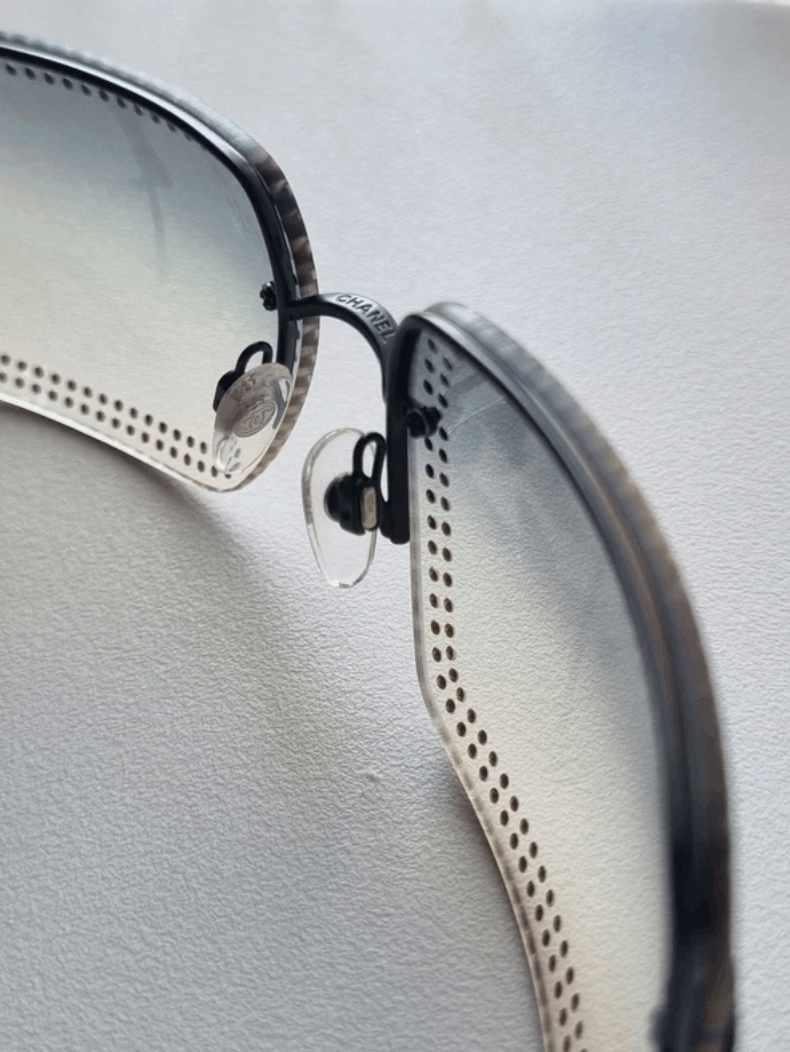 Chanel CHANEL Sunglasses 4105 Rimless Rhinestone 4017 Size ONE SIZE - 8 Thumbnail