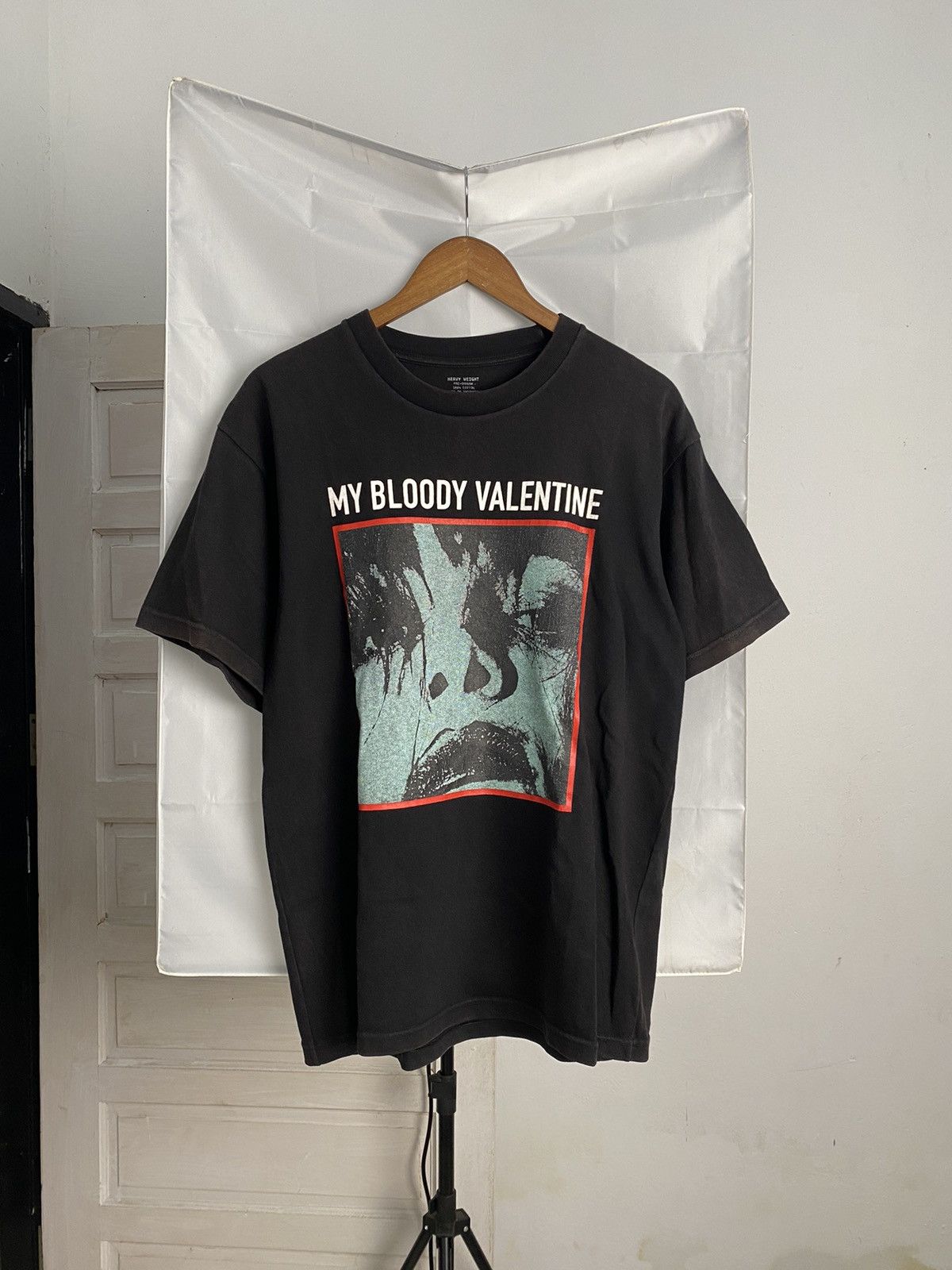 image of Band Tees x Vintage My Bloody Valentine Feed Me With Your Kiss T-Shirt in Black, Men's (Size Medium