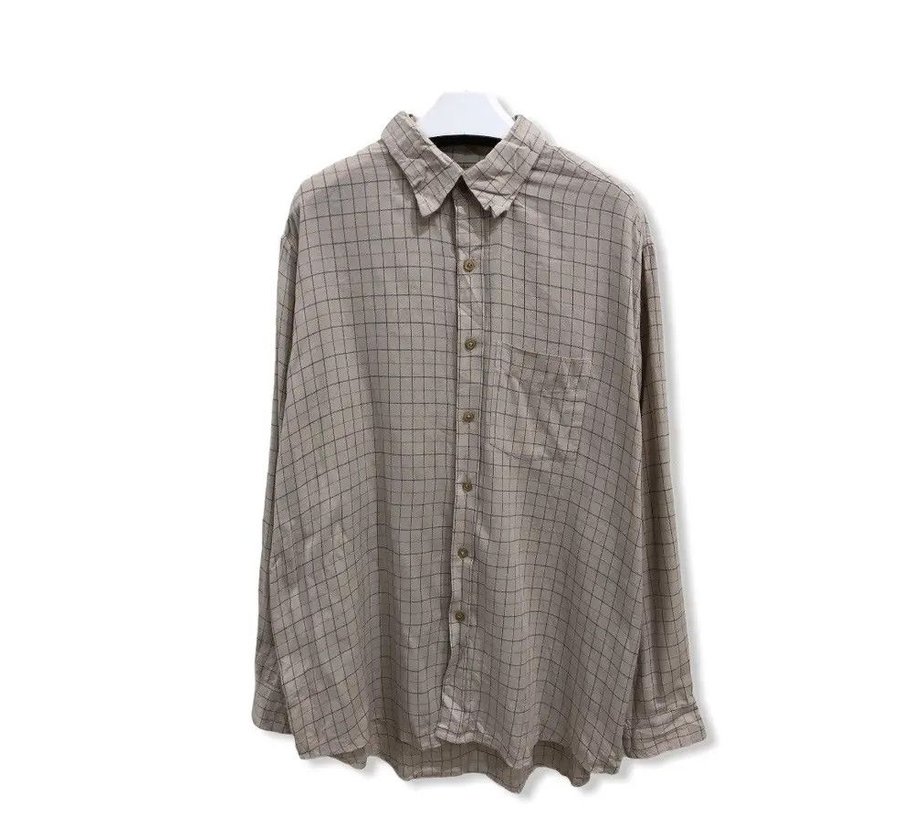 Flannel × Vintage Vintage Van Heusen Plaid Tartan Flannel Shirt 👕 Size US L / EU 52-54 / 3 - 1 Thumbnail