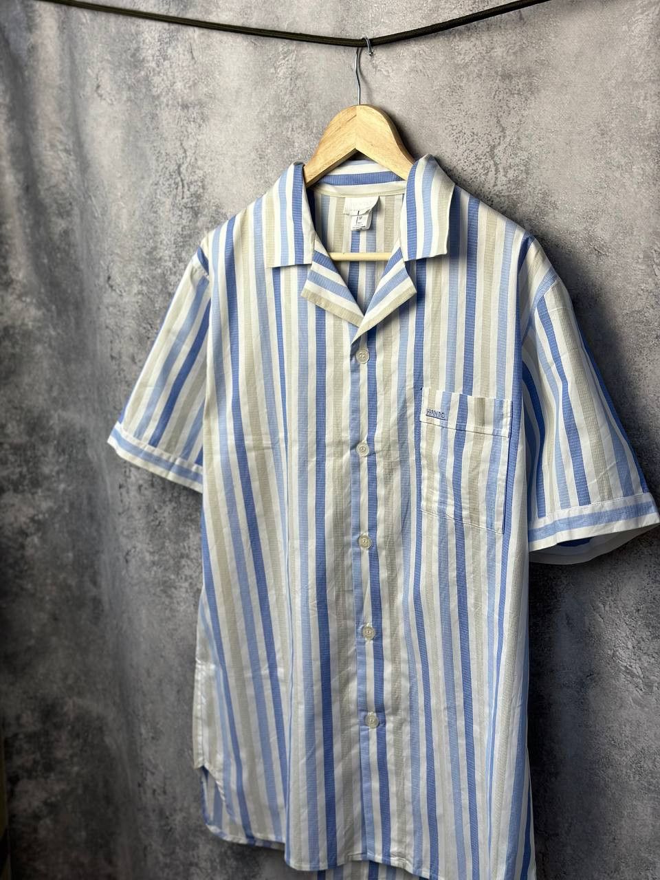 Hanro Hanro of Switzerland Vintage Striped Cotton Shirt Button Size US M / EU 48-50 / 2 - 2 Thumbnail