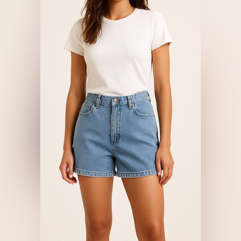 Lauren Ralph Lauren Lauren Ralph Lauren Blue Denim Shorts Womens 8 Relaxed Fit Size 30" / US 8 / IT 44 - 7 Thumbnail